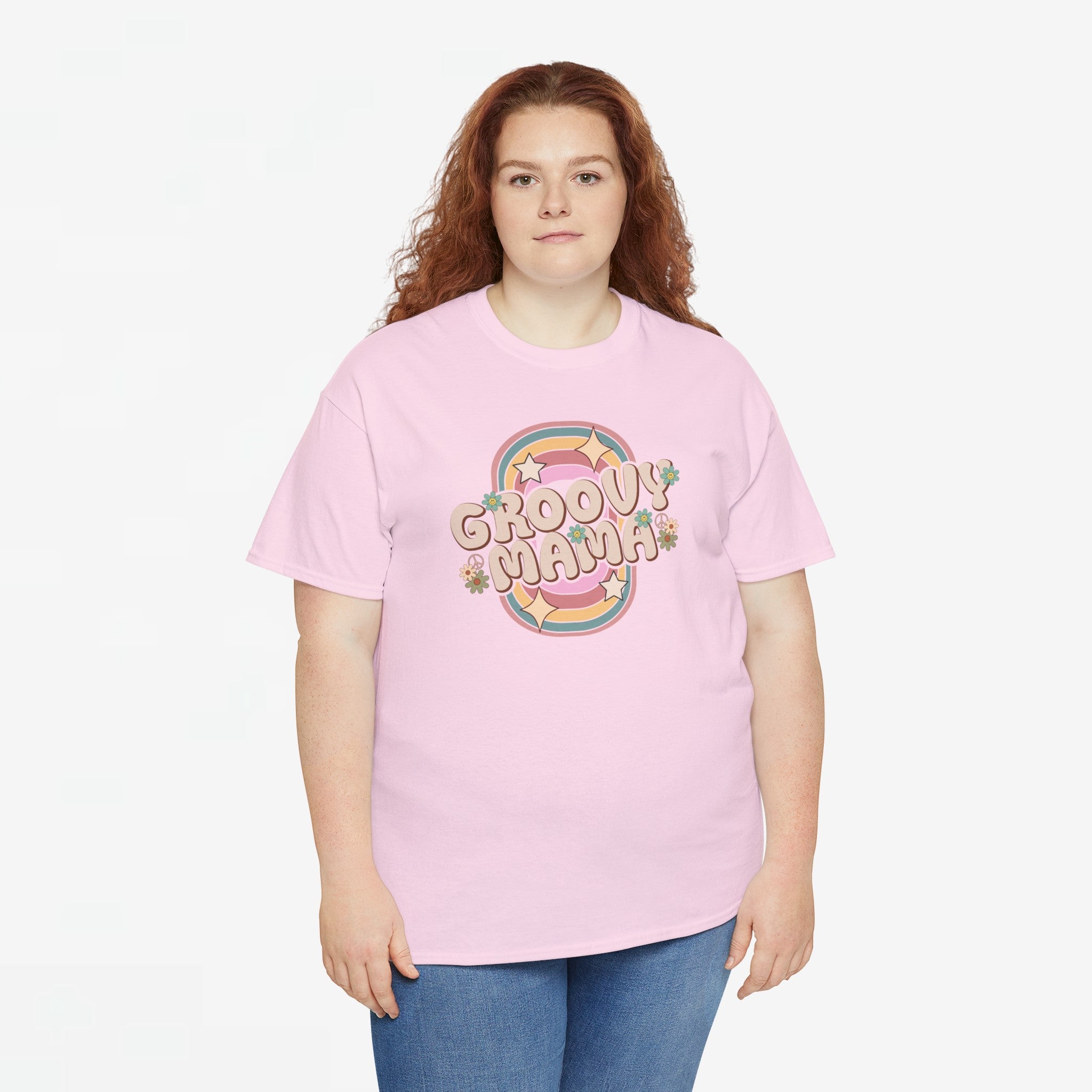 Moederdag Mama Cadeau - T-shirt - Groovy Mama - Oversized - #45
