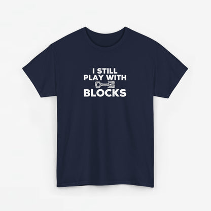 Vaderdag Papa Cadeau - T-shirt - I still play with blocks - Oversized #57