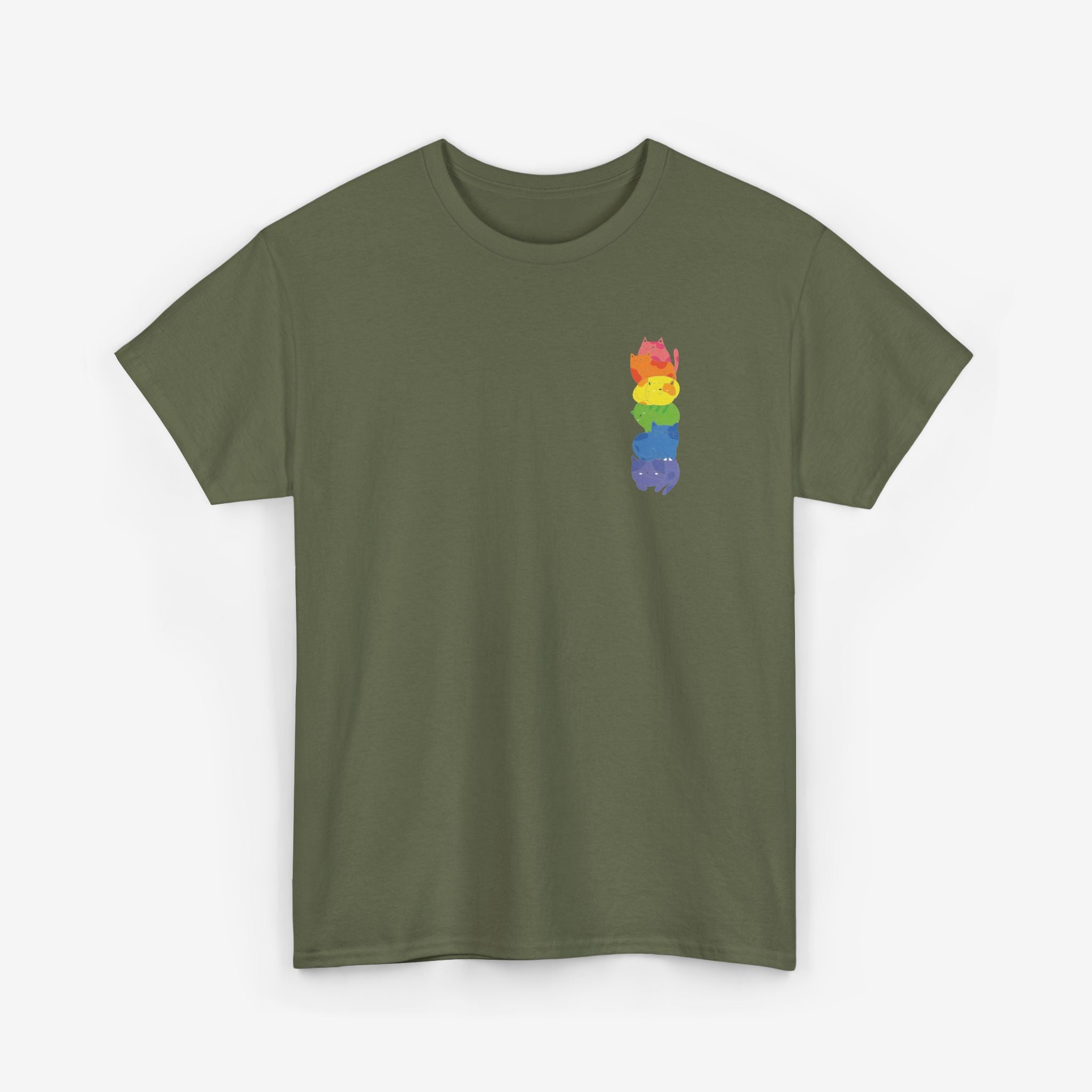 Gay Pride T-shirt - Katten Regenboog | SkrrtShirt