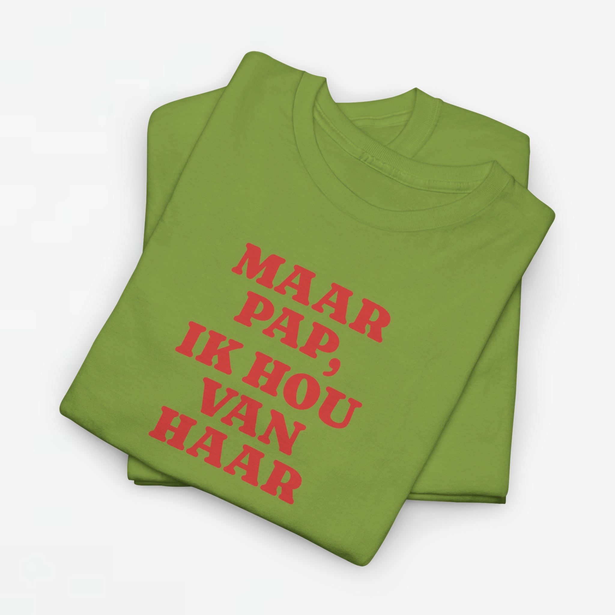 Gay Pride T-shirt -  Maar Pap, Ik Hou Van Haar - Oversized Tee