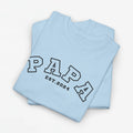 Gepersonaliseerde Vaderdag Papa Cadeau - T-shirt - Papa - EST [Jaar]