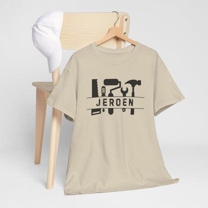 Gepersonaliseerde Vaderdag Papa Cadeau - T-shirt - Klusser Met Naam