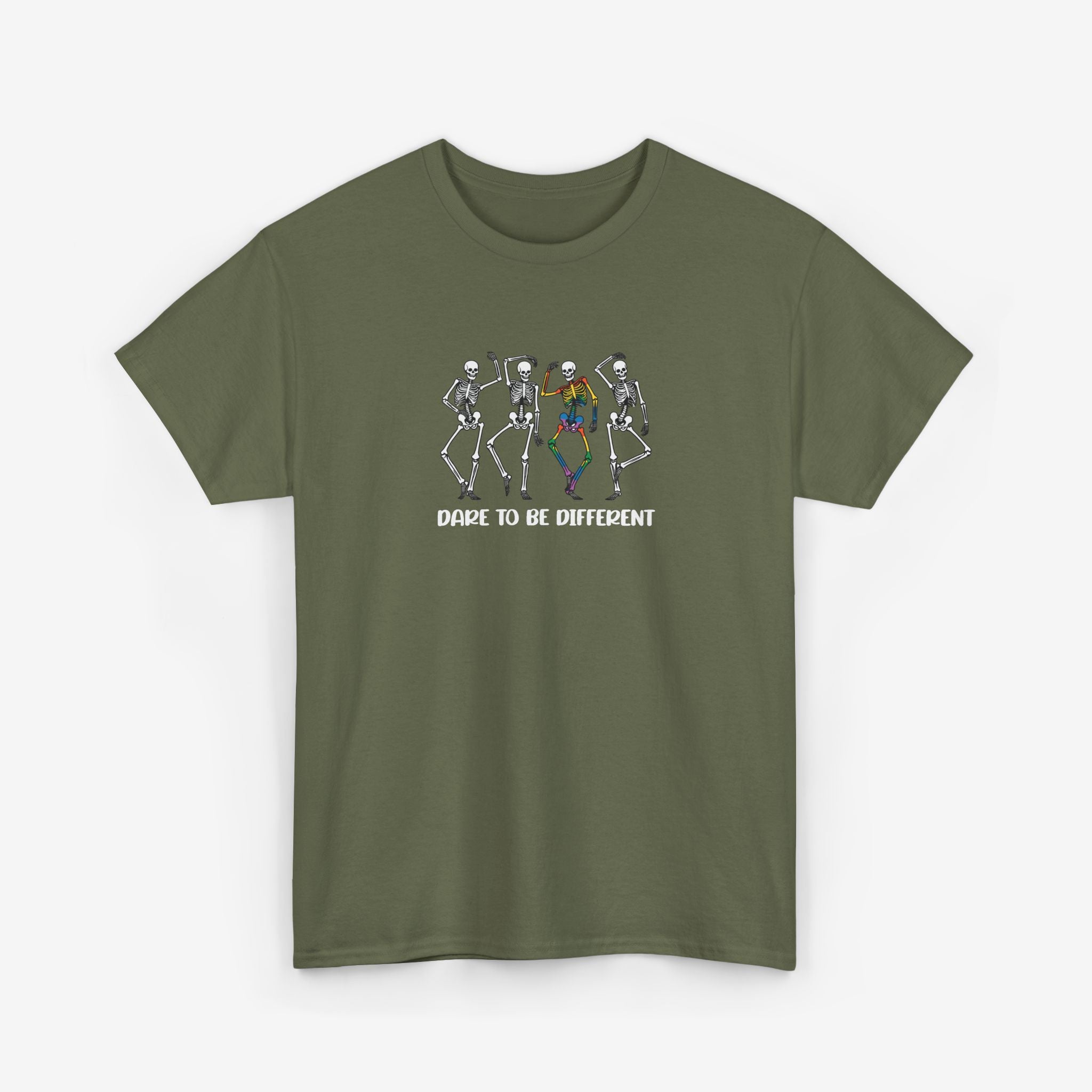 Gay Pride T-shirt - Skelet Dare to be different | SkrrtShirt