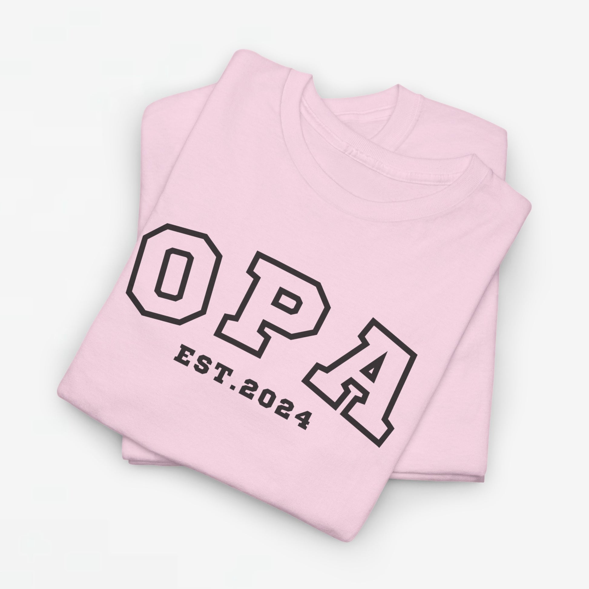 Gepersonaliseerde Vaderdag Papa Cadeau - T-shirt - Opa - EST [Jaar]