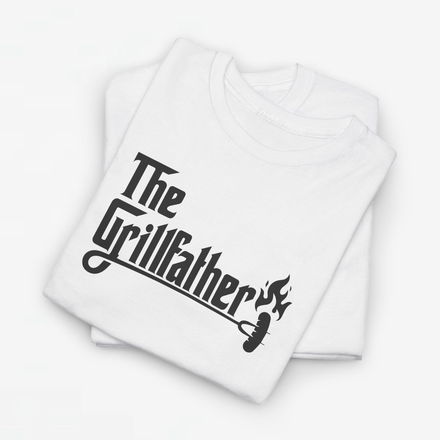 Vaderdag Papa Cadeau - T-shirt - The Grillfather (zwarte tekst) Oversized #2