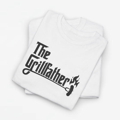 Vaderdag Papa Cadeau - T-shirt - The Grillfather (zwarte tekst) Oversized #2