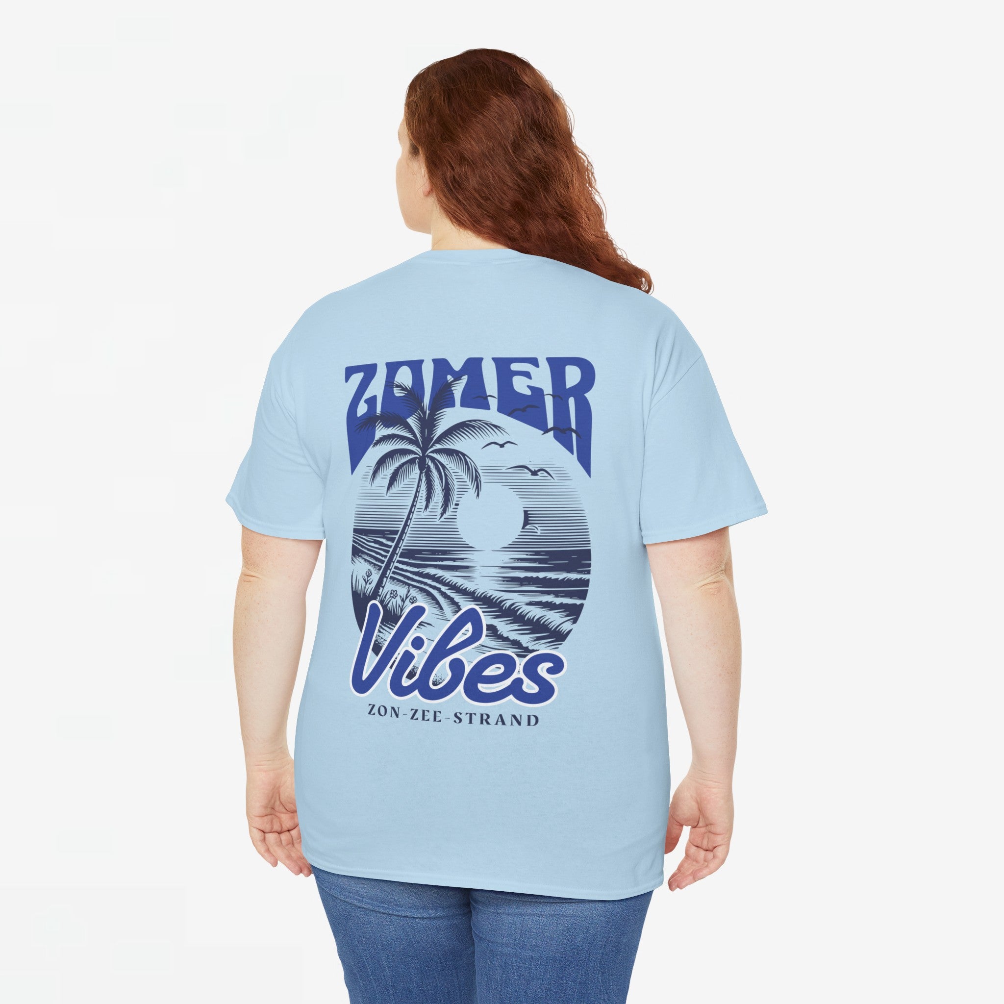 Zomer T-shirt voor Dames - Skrrtshirt Zomervakantie Oversized Tee #3- Zomer Vibes