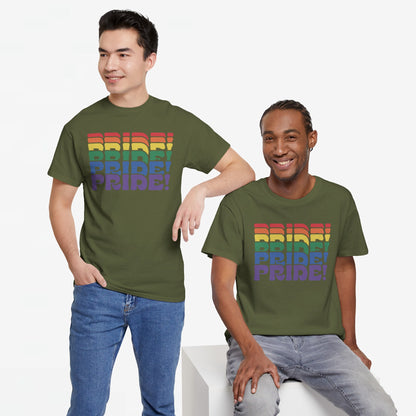 Gay Pride T-shirt - PRIDE! - Oversized #46