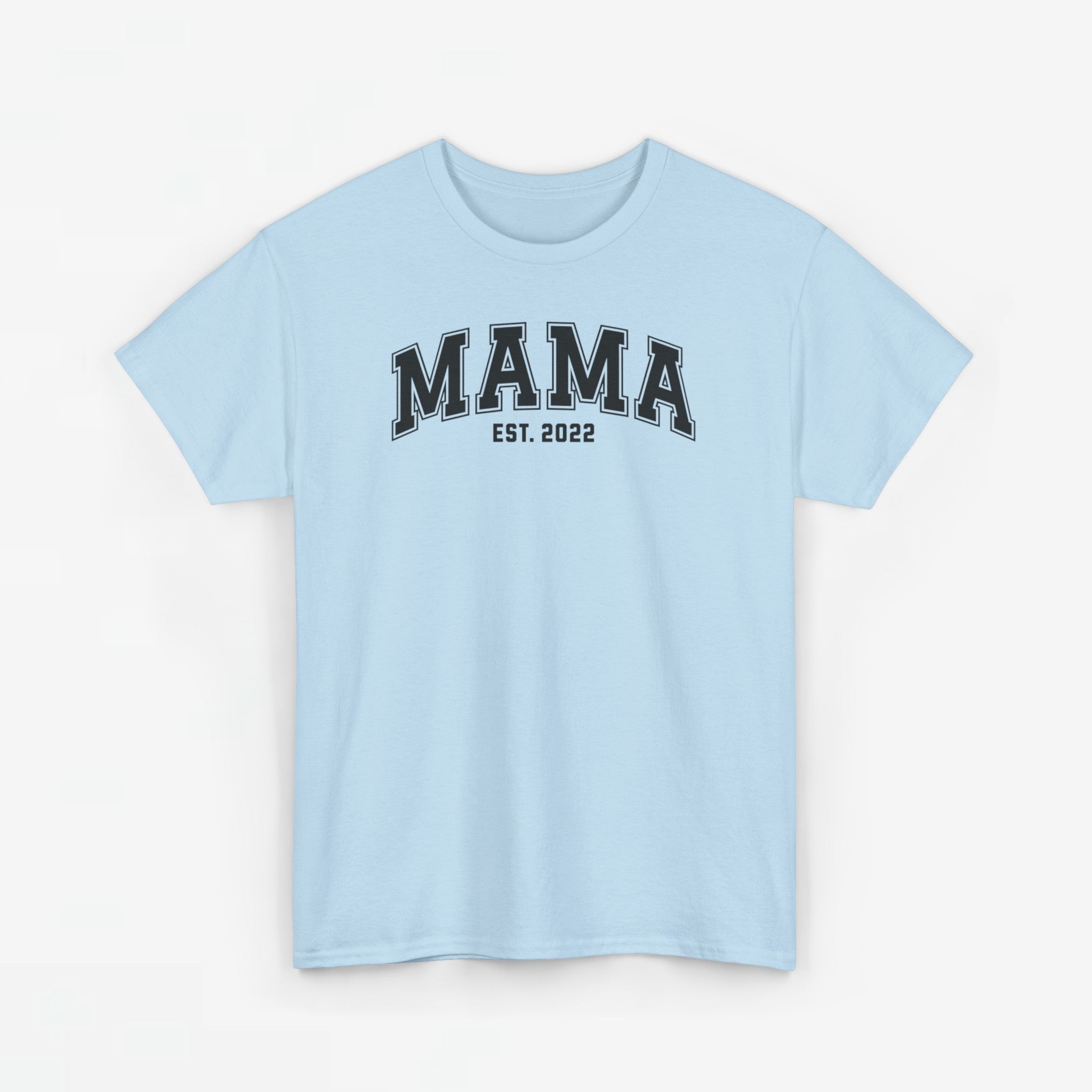 Gepersonaliseerde Moederdag Mama Cadeau - T-shirt - MAMA - EST [Jaar]