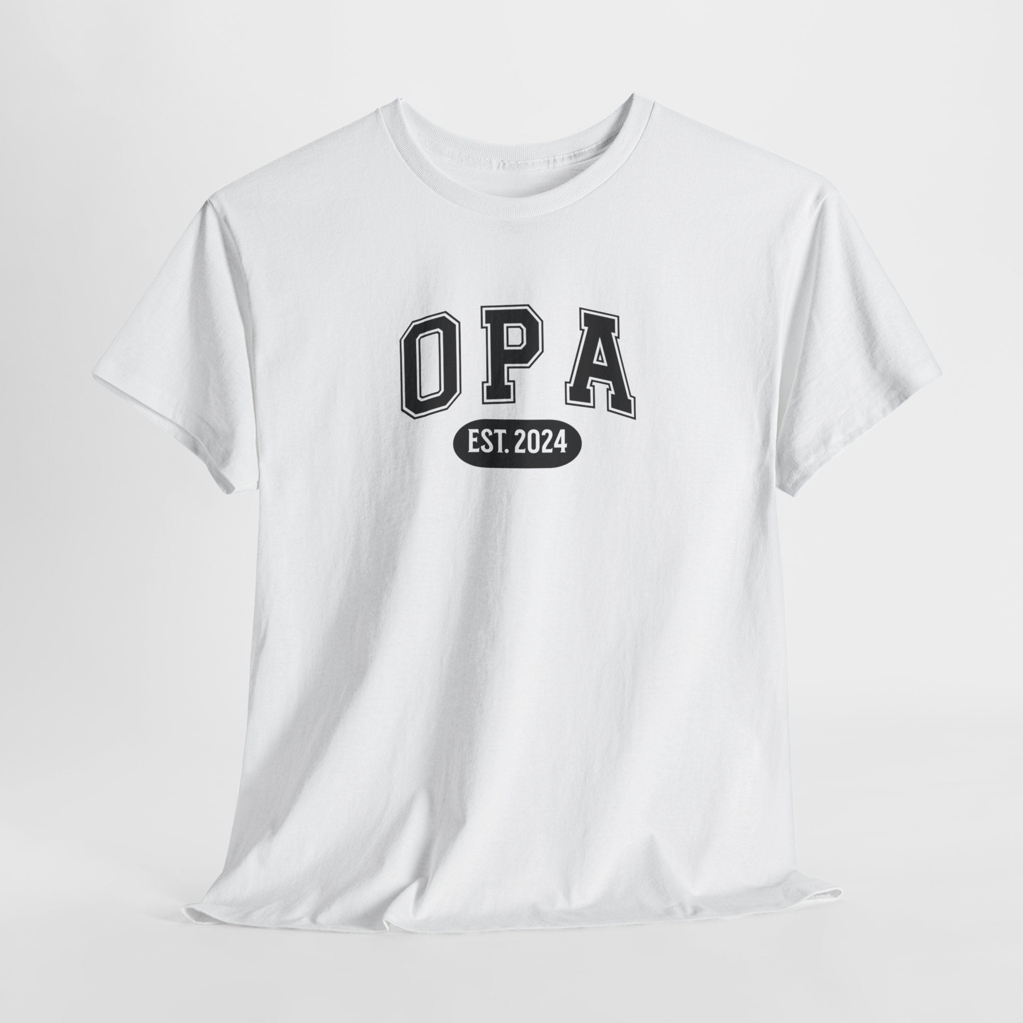Gepersonaliseerd Opa T-shirt met EST jaartal