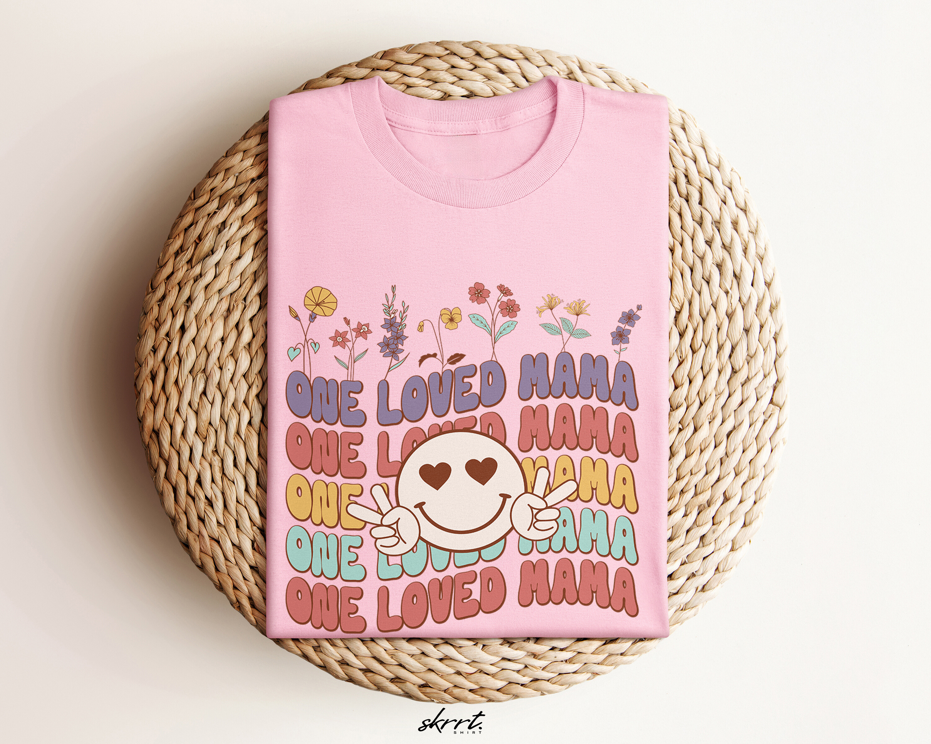 Moederdag Mama Cadeau - T-shirt - One Loved Mama - Oversized - #52