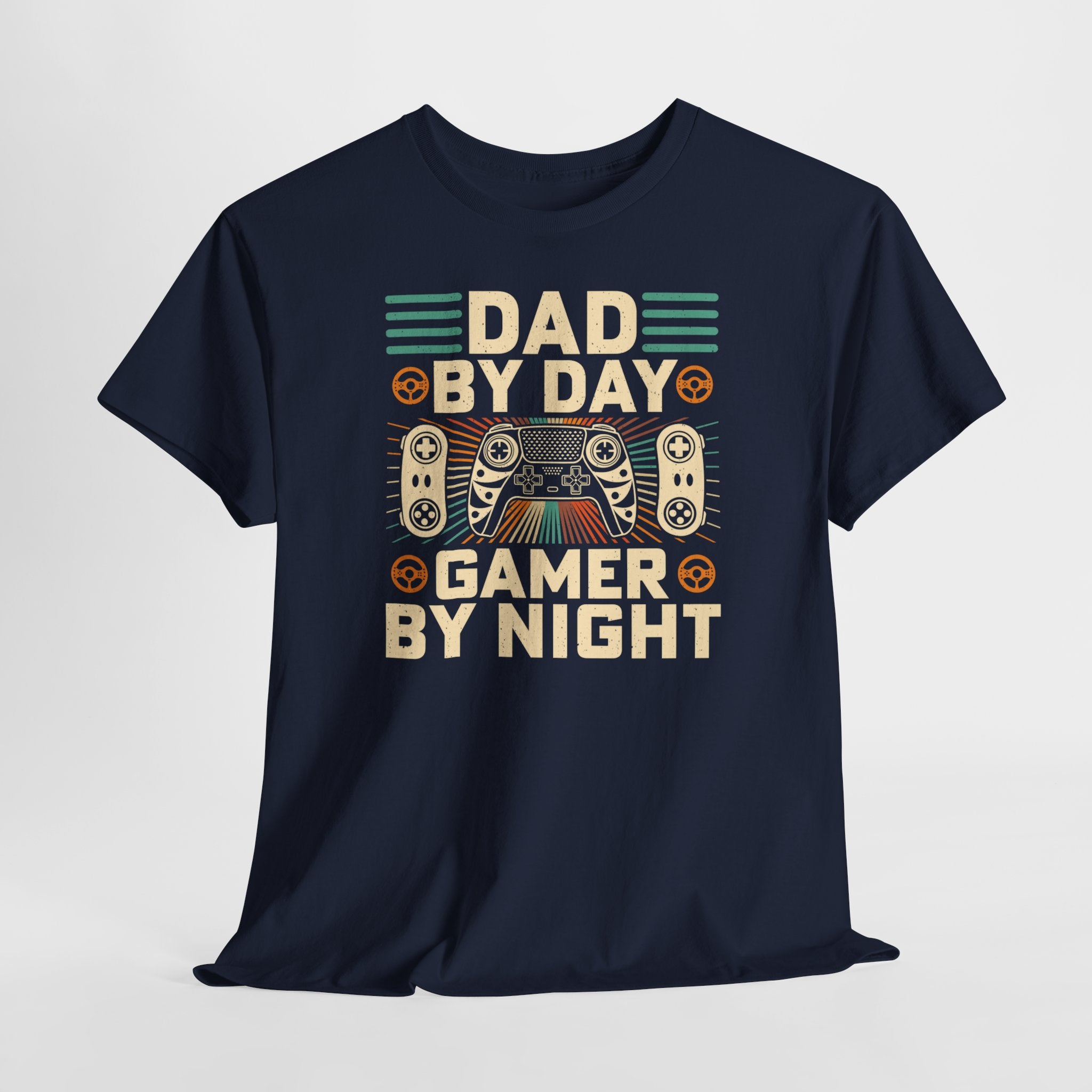 Vaderdag Papa Cadeau - T-shirt - Dad by Day, Gamer by Night - Oversized #6