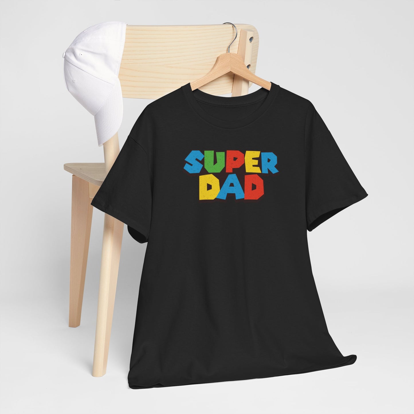 Vaderdag Papa Cadeau - T-shirt - Super Dad - Oversized #3