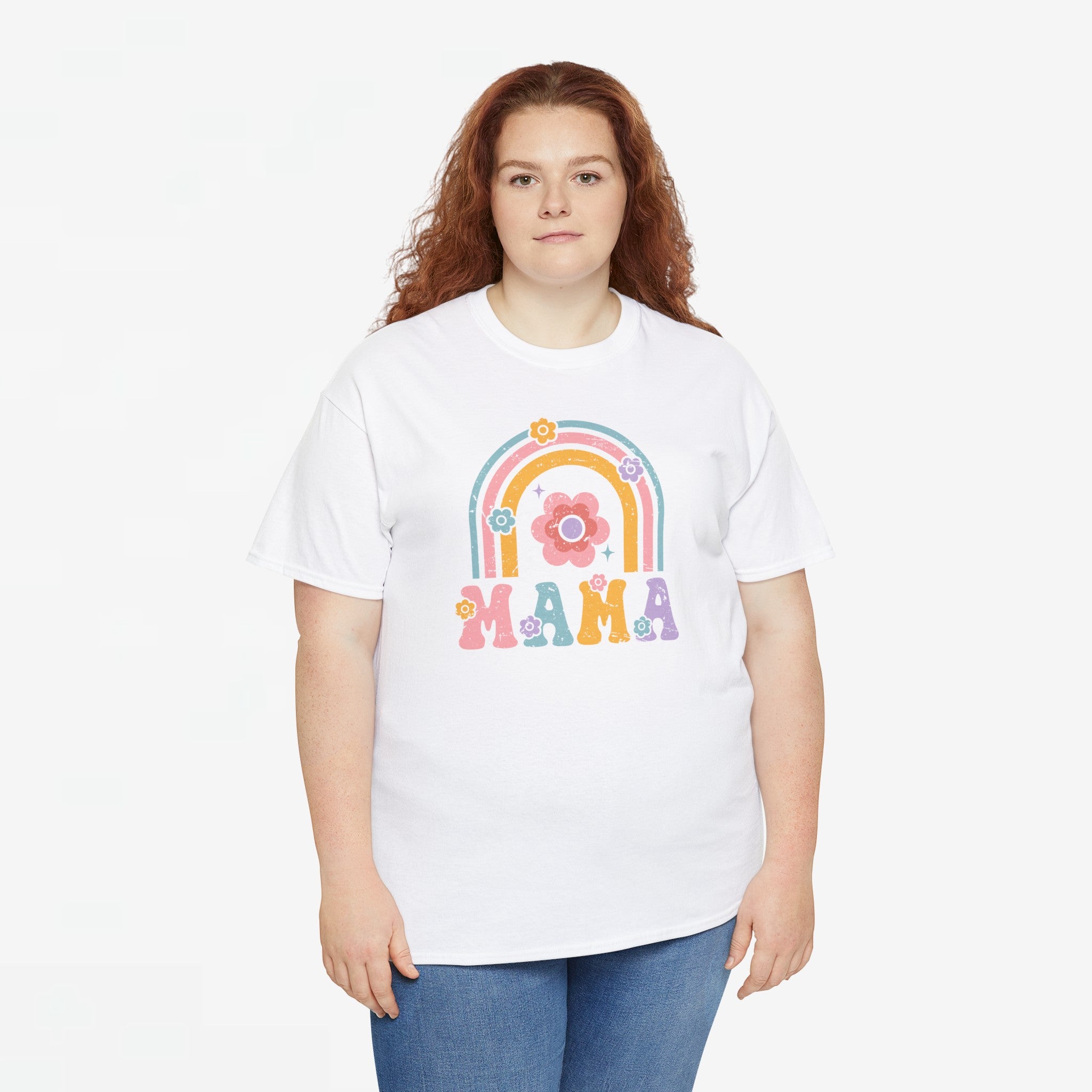 Moederdag Mama Cadeau - T-shirt - Rainbow - Oversized - #55