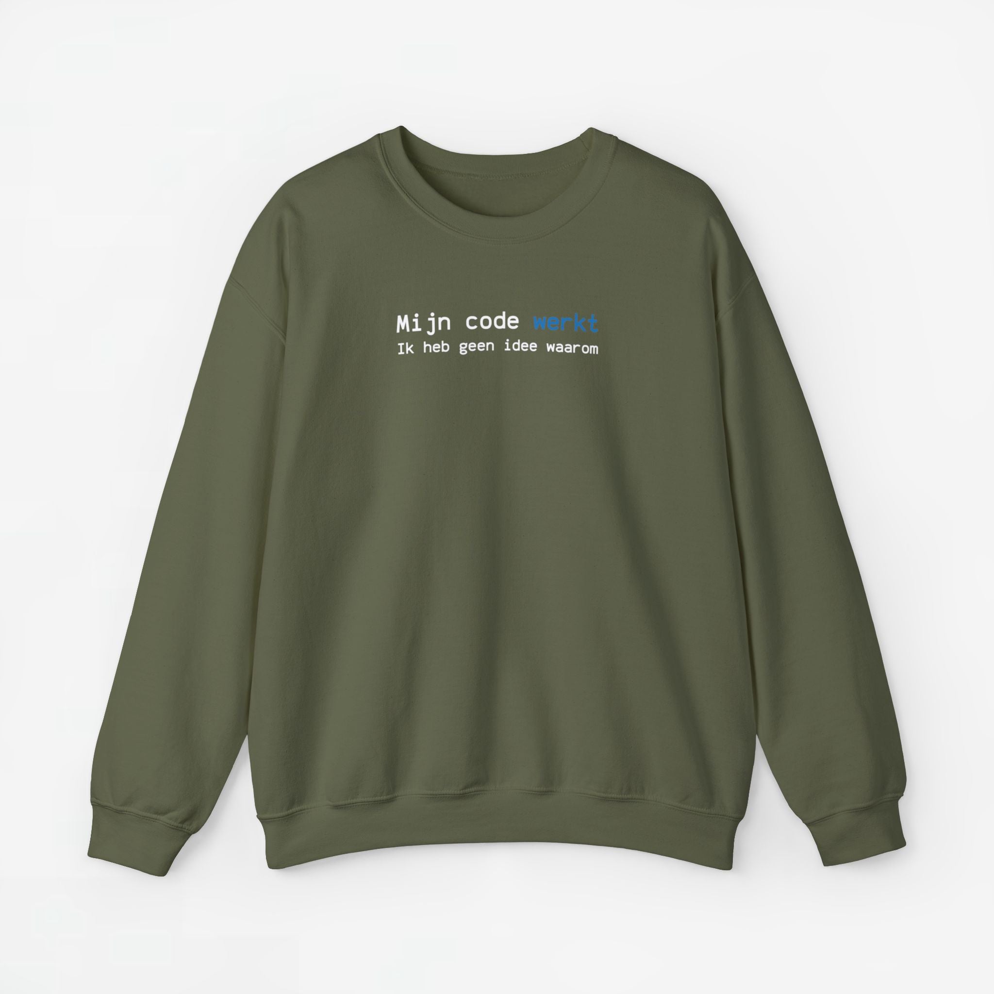Mijn code werkt - ICT Beroep - Trui met Print voor Hem / Haar