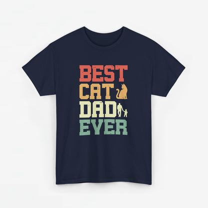 Vaderdag Papa Cadeau - T-shirt - Best Cat Dad Ever - Oversized #33