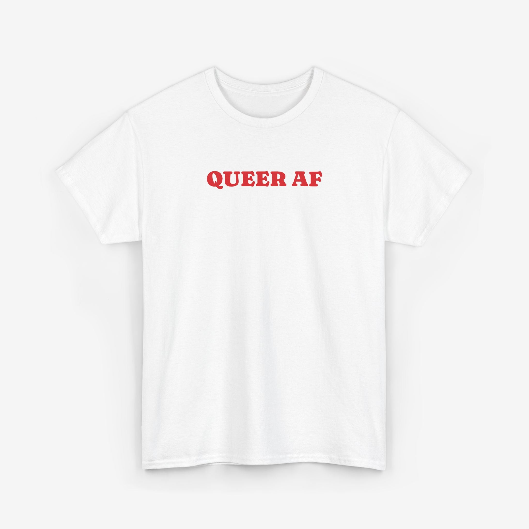 Gay Pride T-shirt - Queer AF | SkrrtShirt