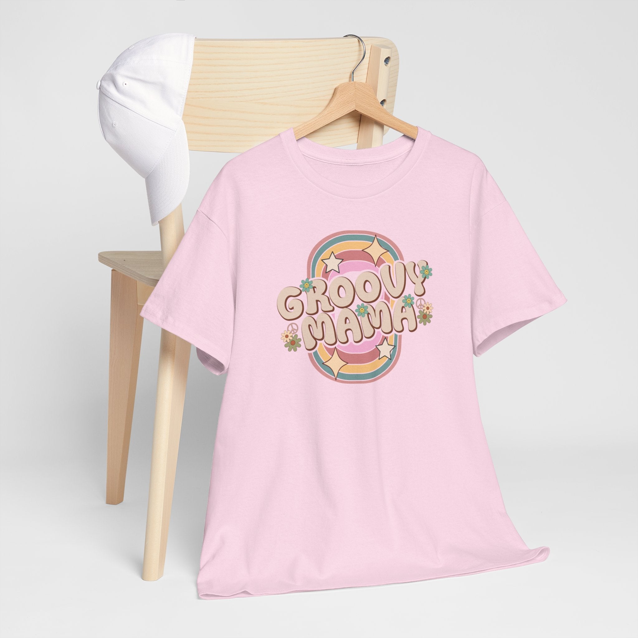 Moederdag Mama Cadeau - T-shirt - Groovy Mama - Oversized - #45