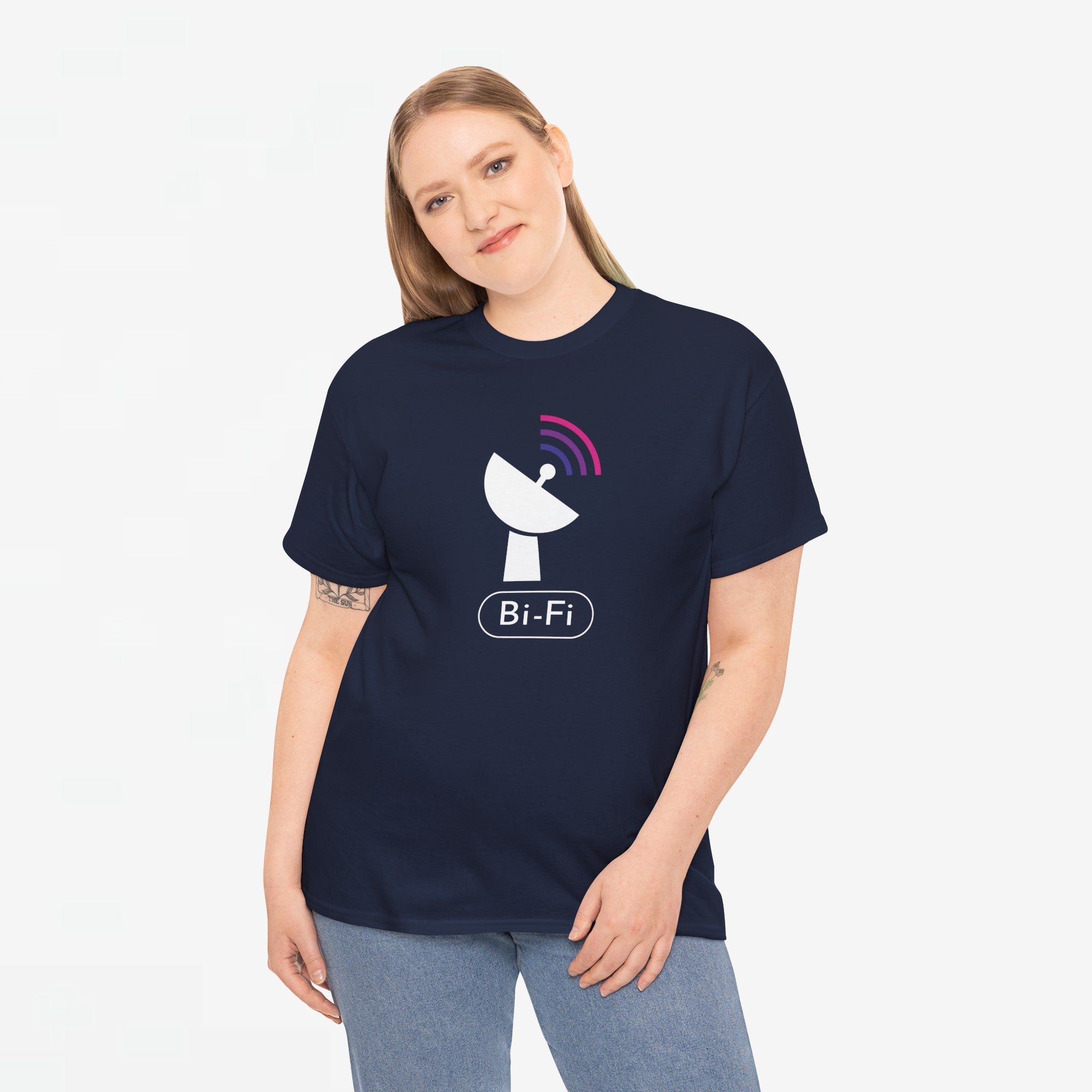 Gay Pride T-shirt - Bi Fi - Oversized #58