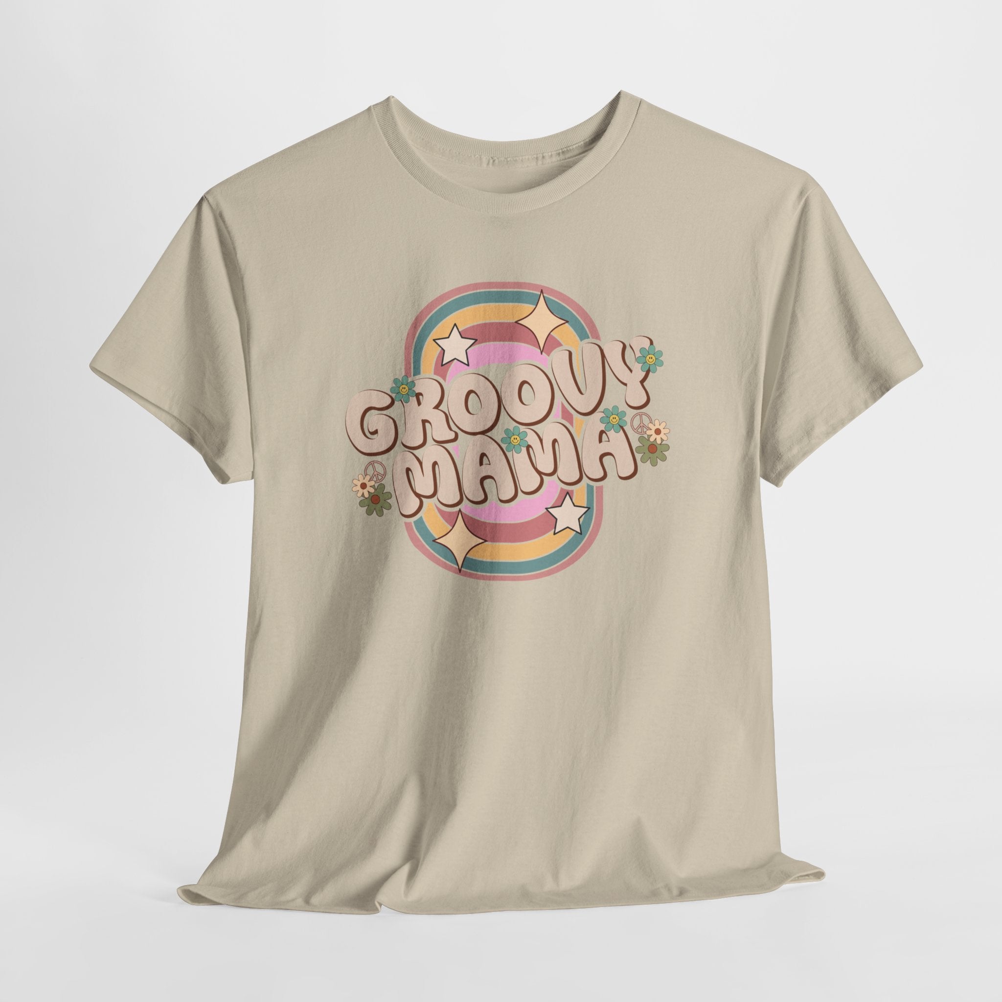 Moederdag Mama Cadeau - T-shirt - Groovy Mama - Oversized - #45