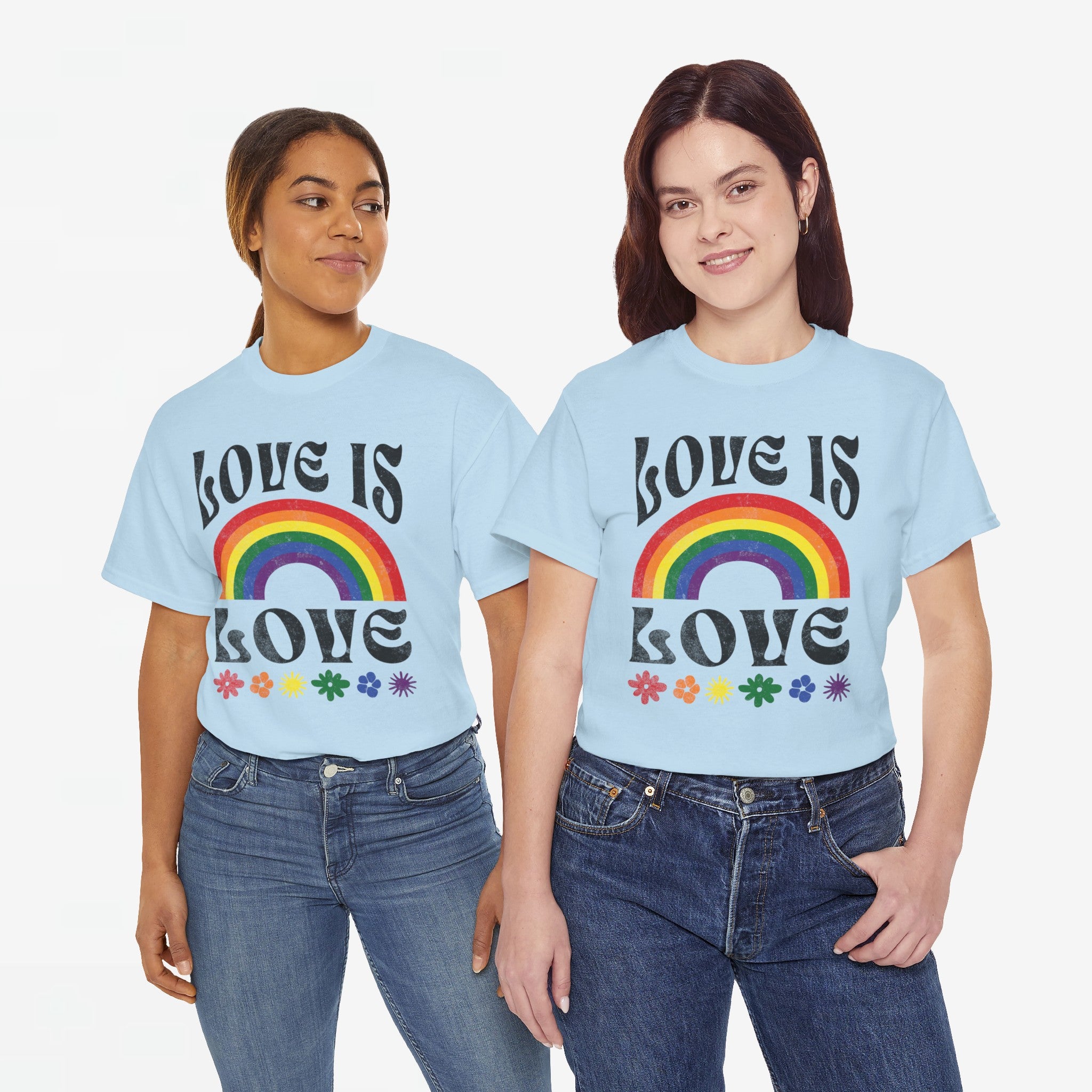 Gay Pride T-shirt - Love is love- Oversized #53