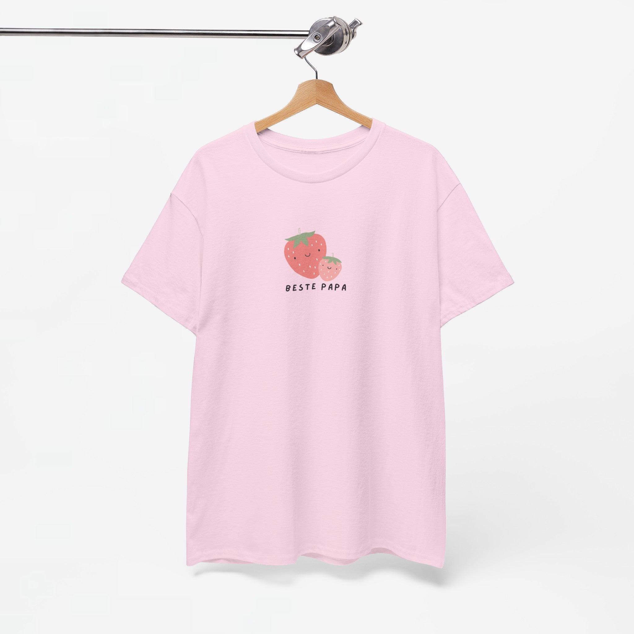 Vaderdag Papa Cadeau - T-shirt - Beste Papa Aardbei - Oversized #61