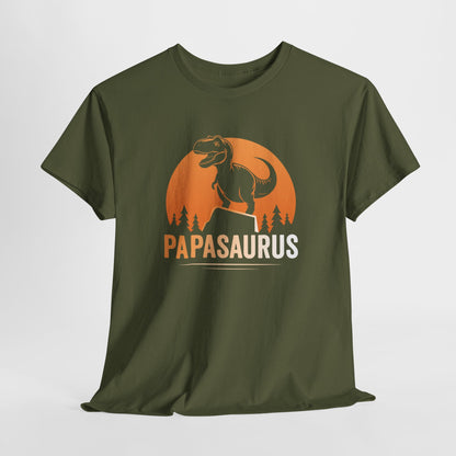 Vaderdag Papa Cadeau - T-shirt - Papasaurus - Oversized #40