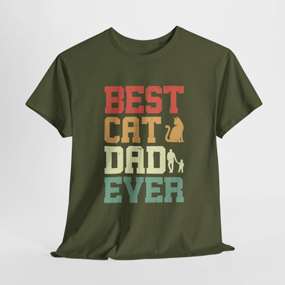 Vaderdag Papa Cadeau - T-shirt - Best Cat Dad Ever - Oversized #33