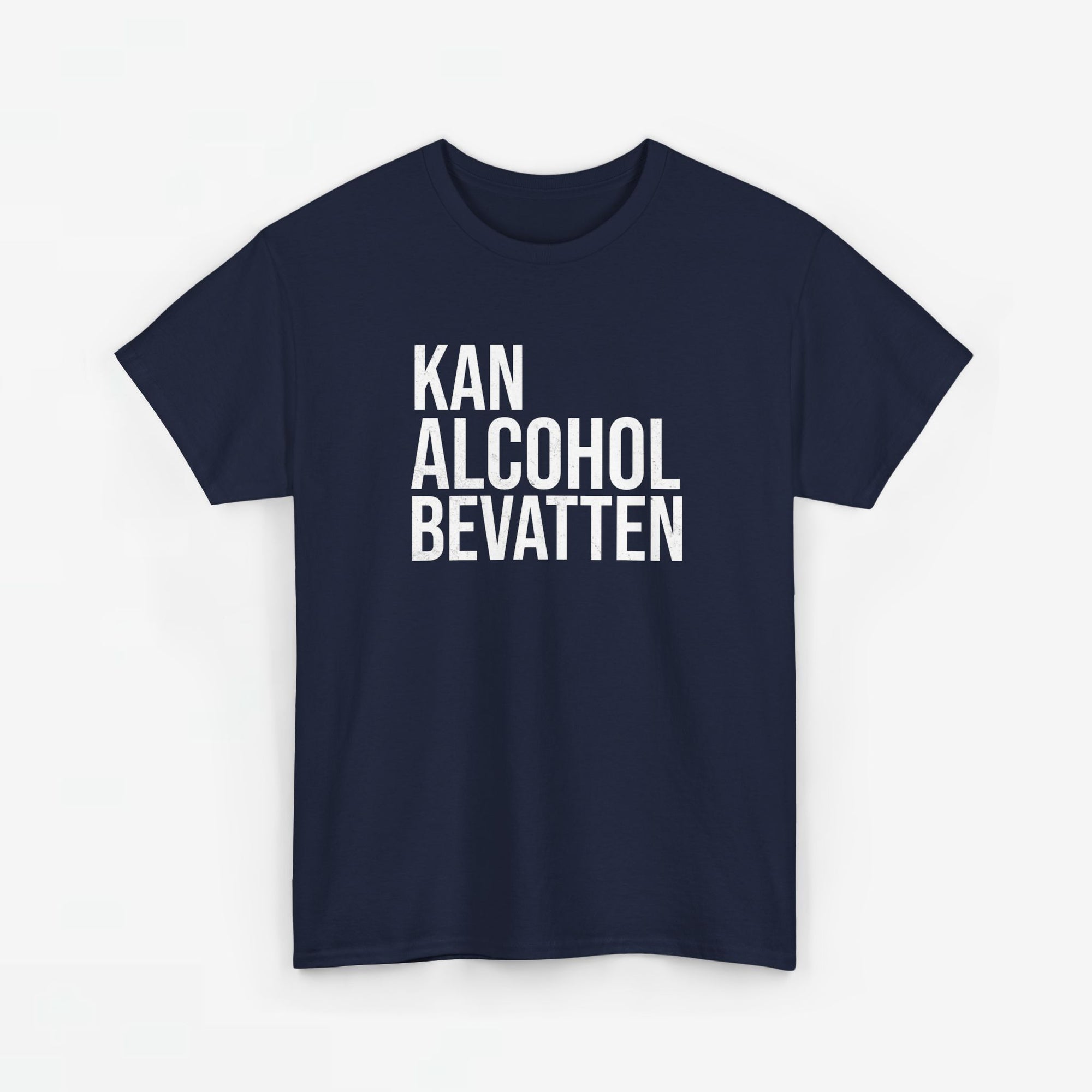Kan Alcohol Bevatten | Front Print | Koningsdag T-shirt | Oversized