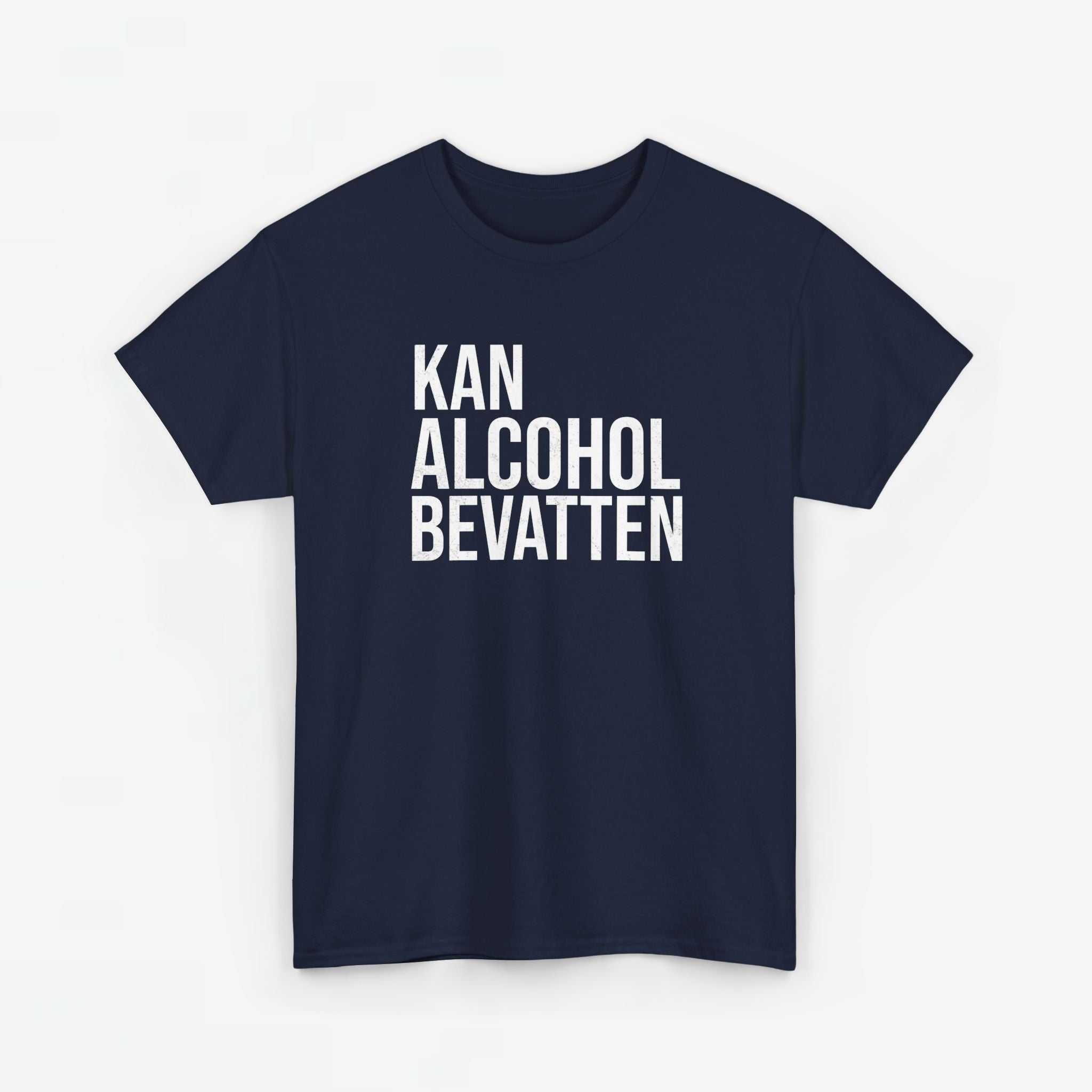 Kan Alcohol Bevatten | Front Print | Koningsdag T-shirt | Oversized