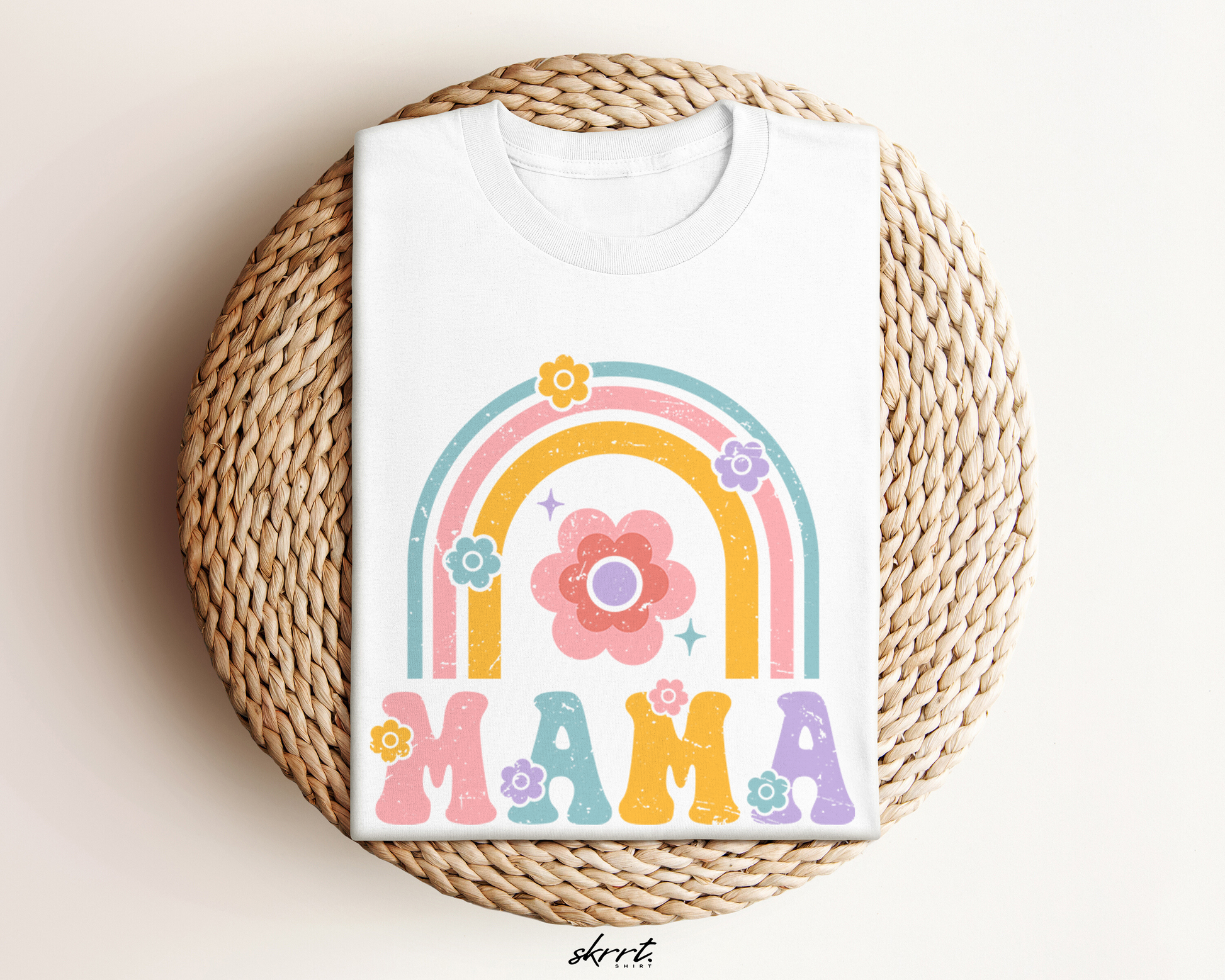 Mother's Day Mom Gift - T-shirt - Rainbow - Oversized - #55 