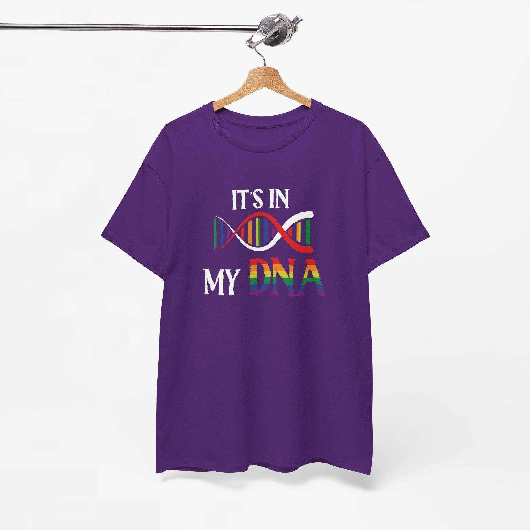 Gay Pride T-shirt - It's In My DNA - Oversized #48