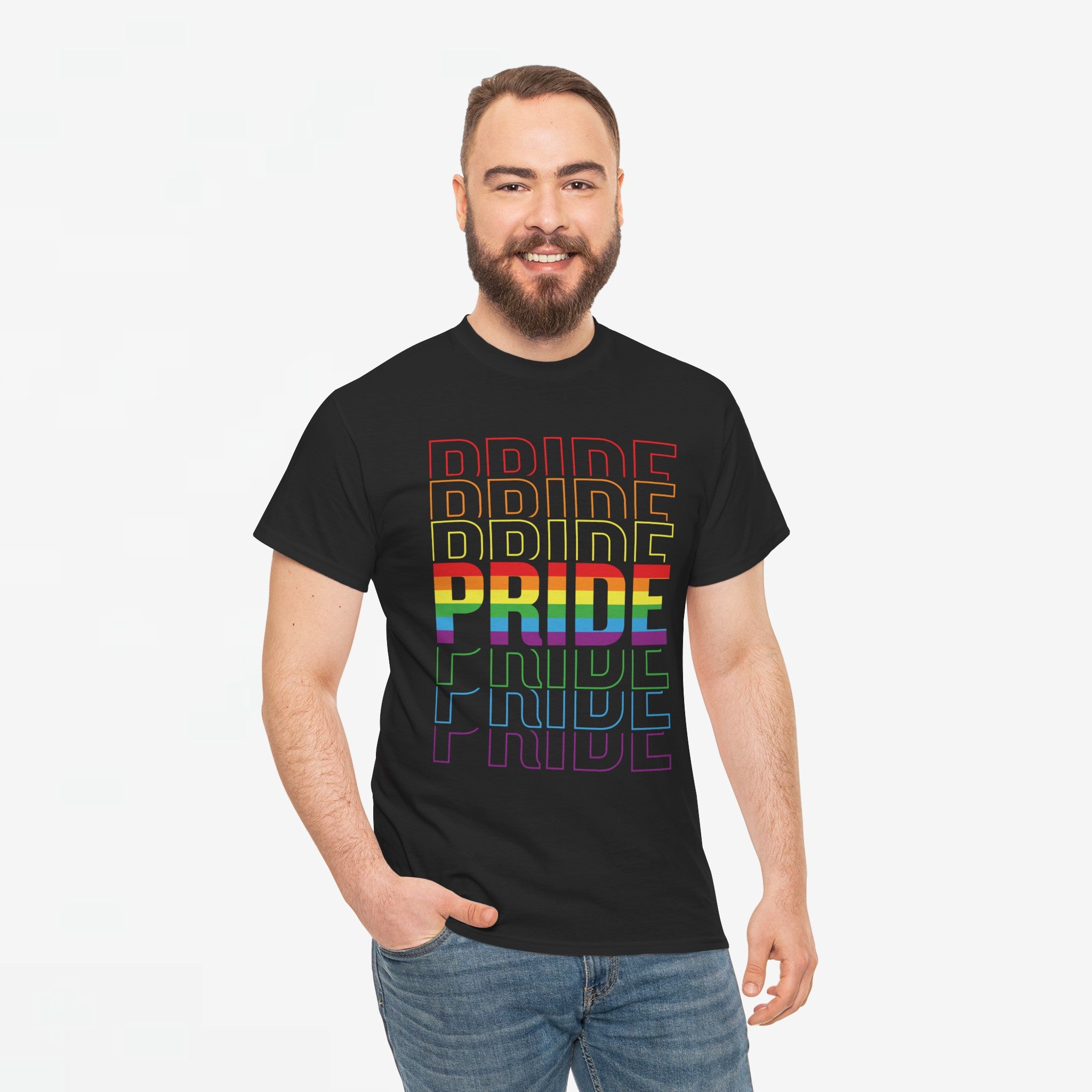 Gay Pride T-shirt - Pride Tekst - Oversized #51
