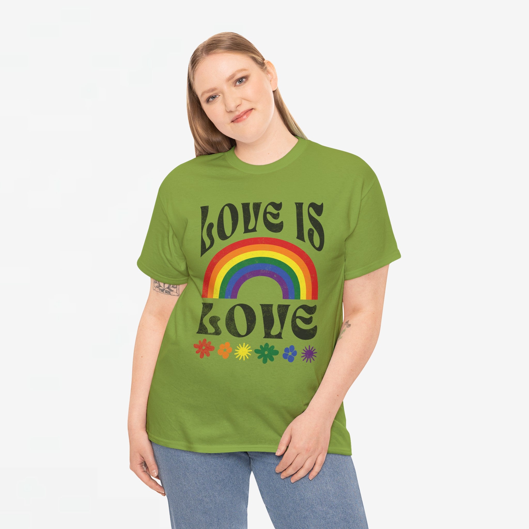 Gay Pride T-shirt - Love is love- Oversized #53