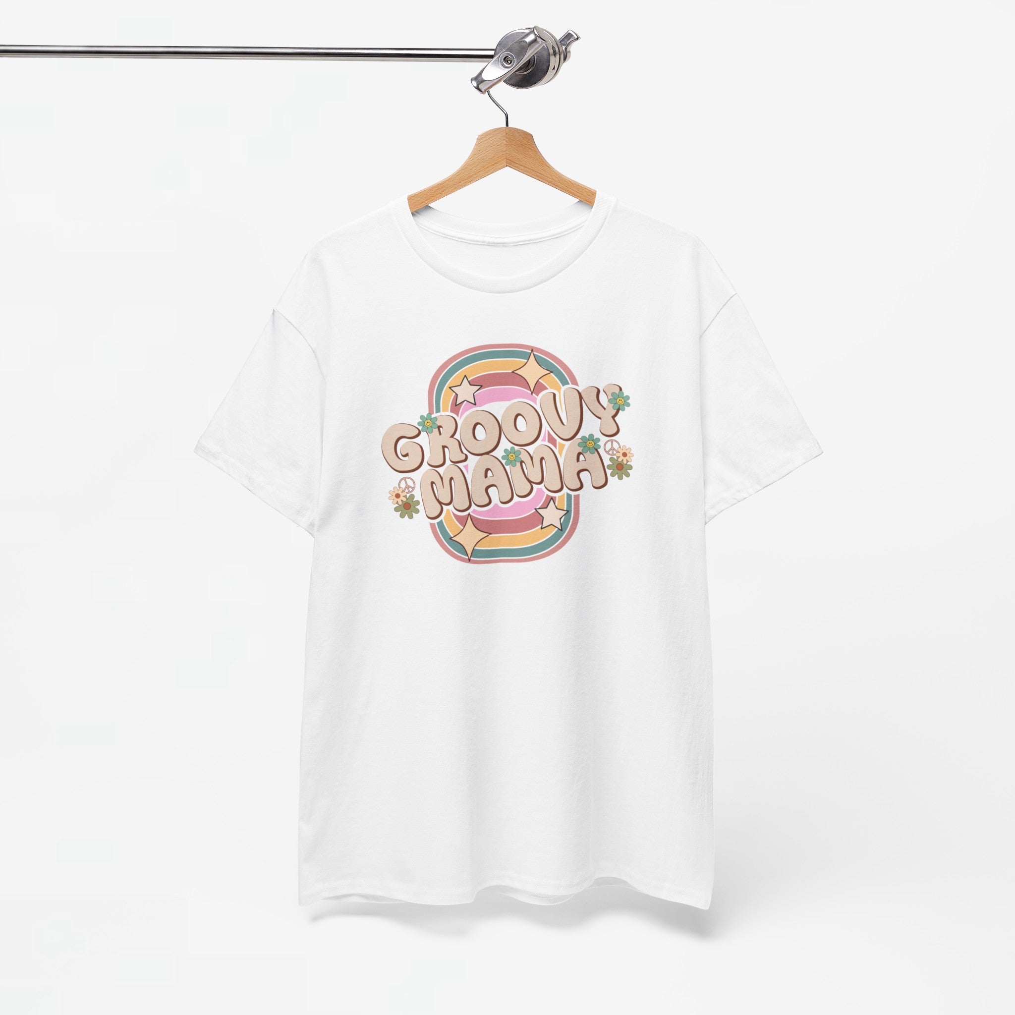 Moederdag Mama Cadeau - T-shirt - Groovy Mama - Oversized - #45