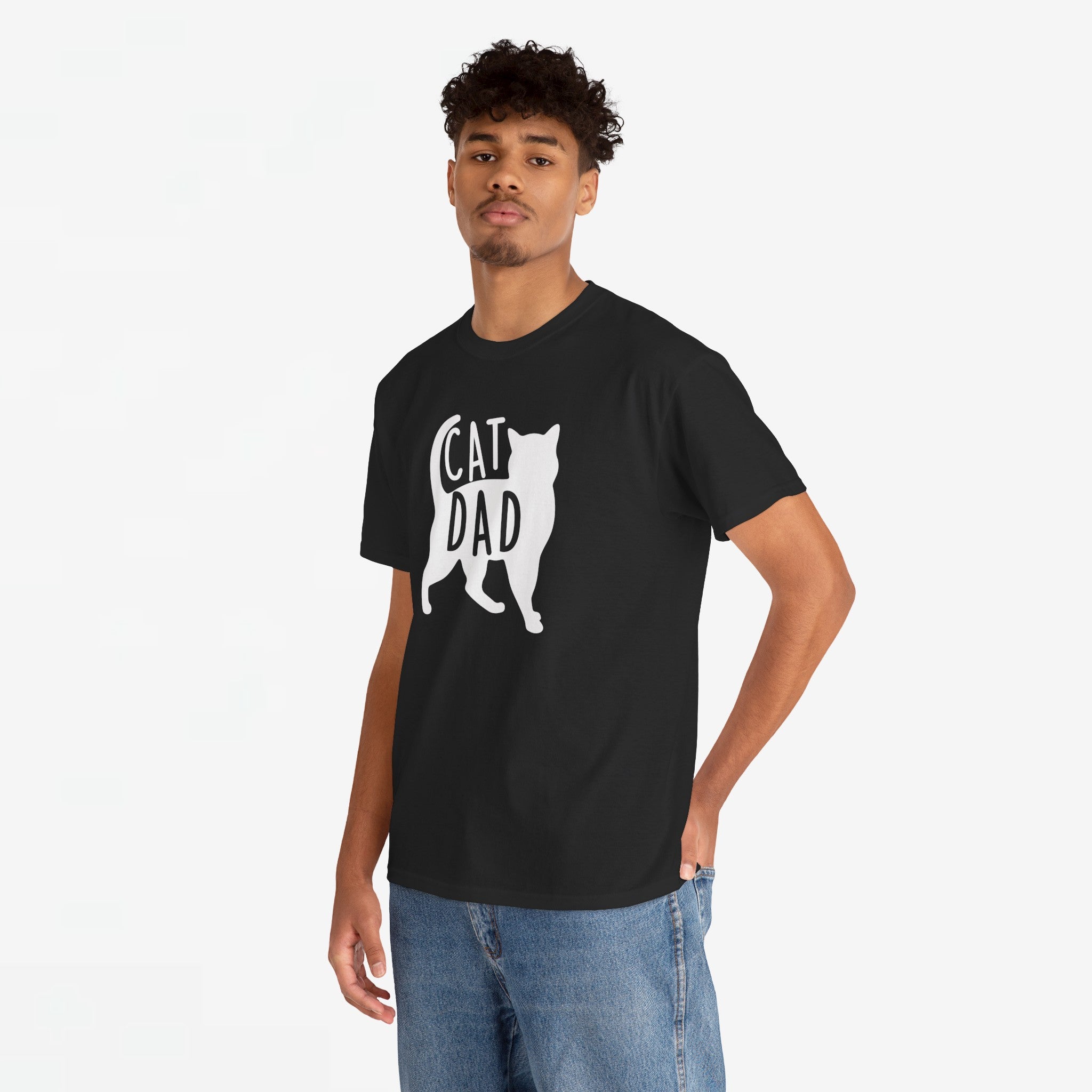 Vaderdag Papa Cadeau - T-shirt - Cat Dad - Oversized #26