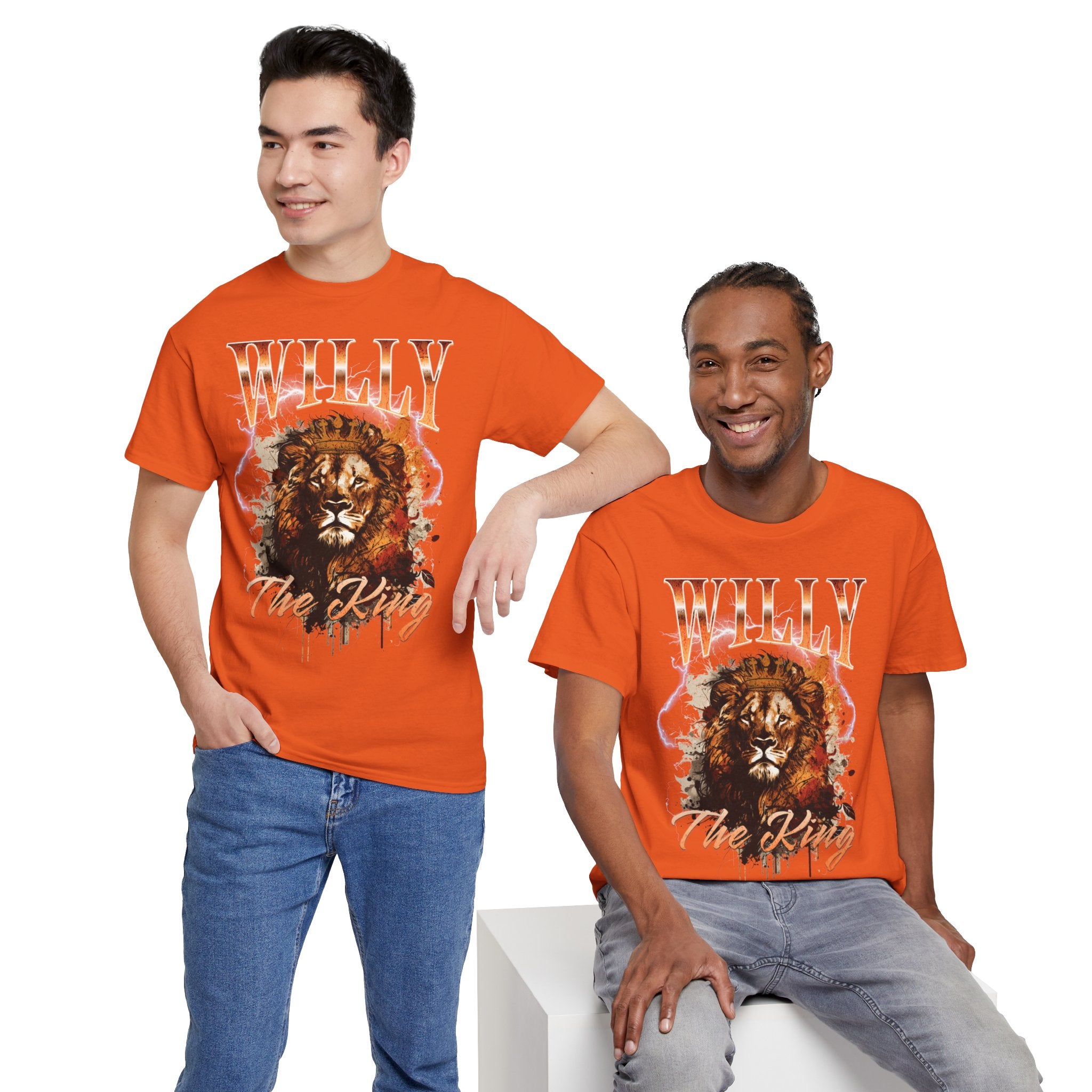 Willy The King 90s Vintage Bootleg | Front Print | Koningsdag T-shirt | Retro | Oversized
