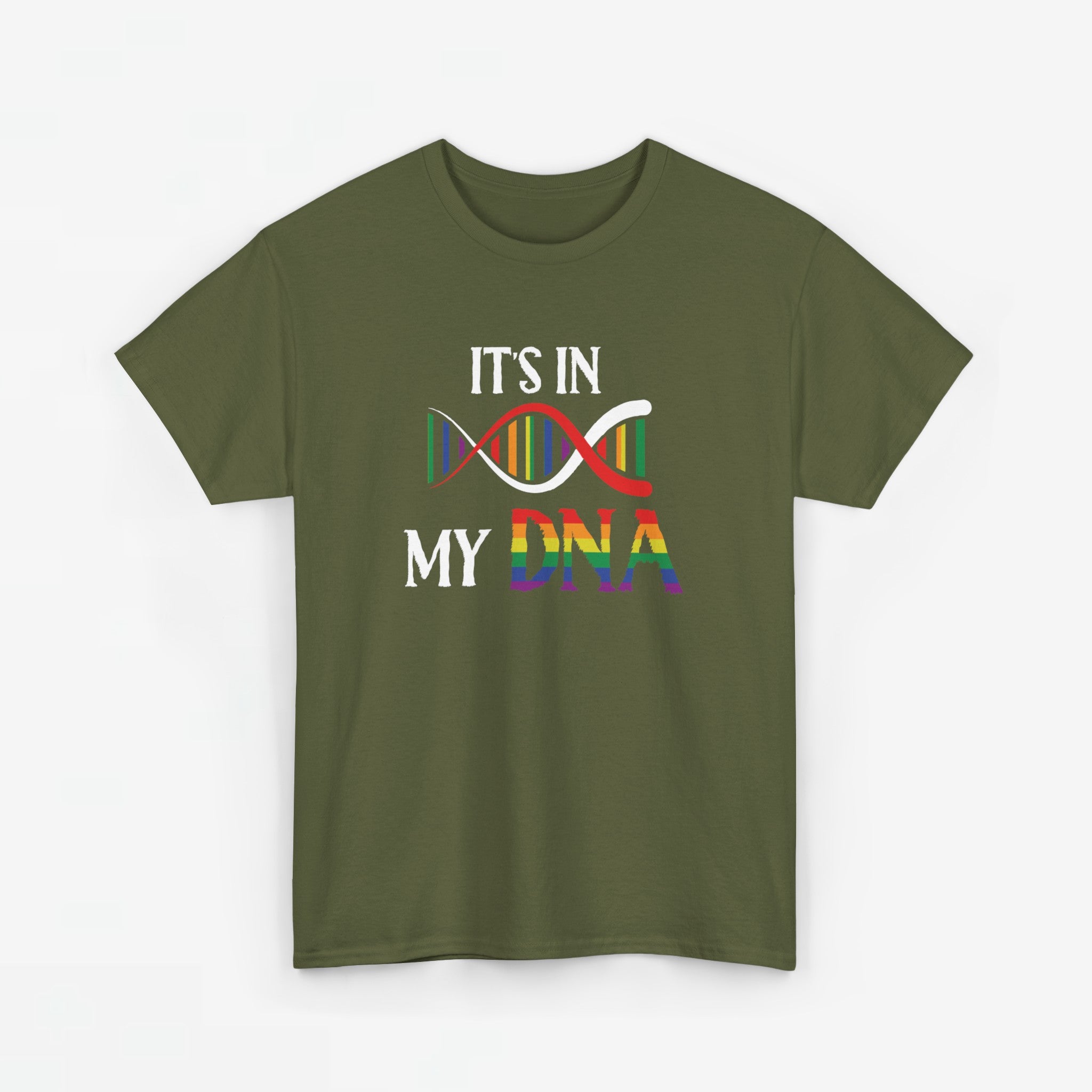 Gay Pride T-shirt - It's In My DNA - Oversized #48
