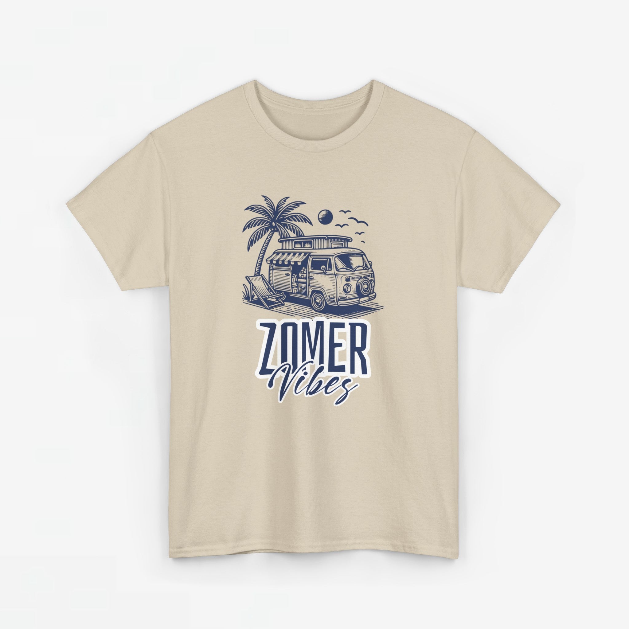 Dames Zomer Oversized T-shirt met print - Camper Zomer Vibes