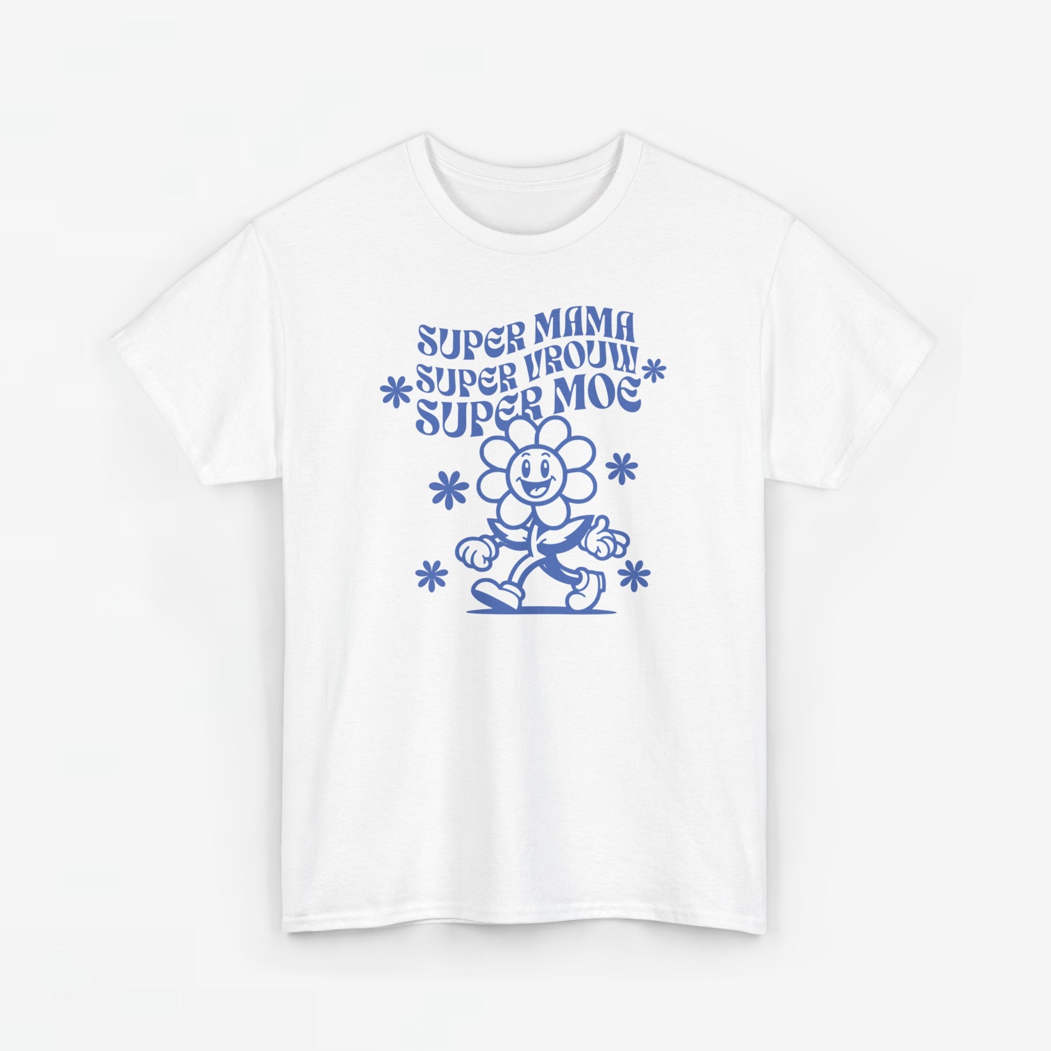 Moederdag Mama Cadeau - T-shirt - Super Mama, Super Vrouw, Super Moe - Oversized - #85