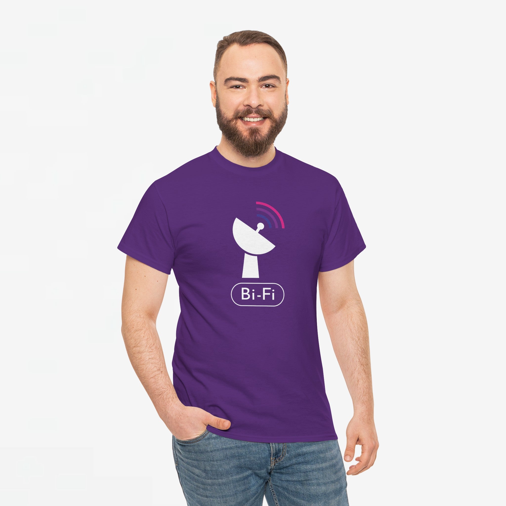Gay Pride T-shirt - Bi Fi - Oversized #58