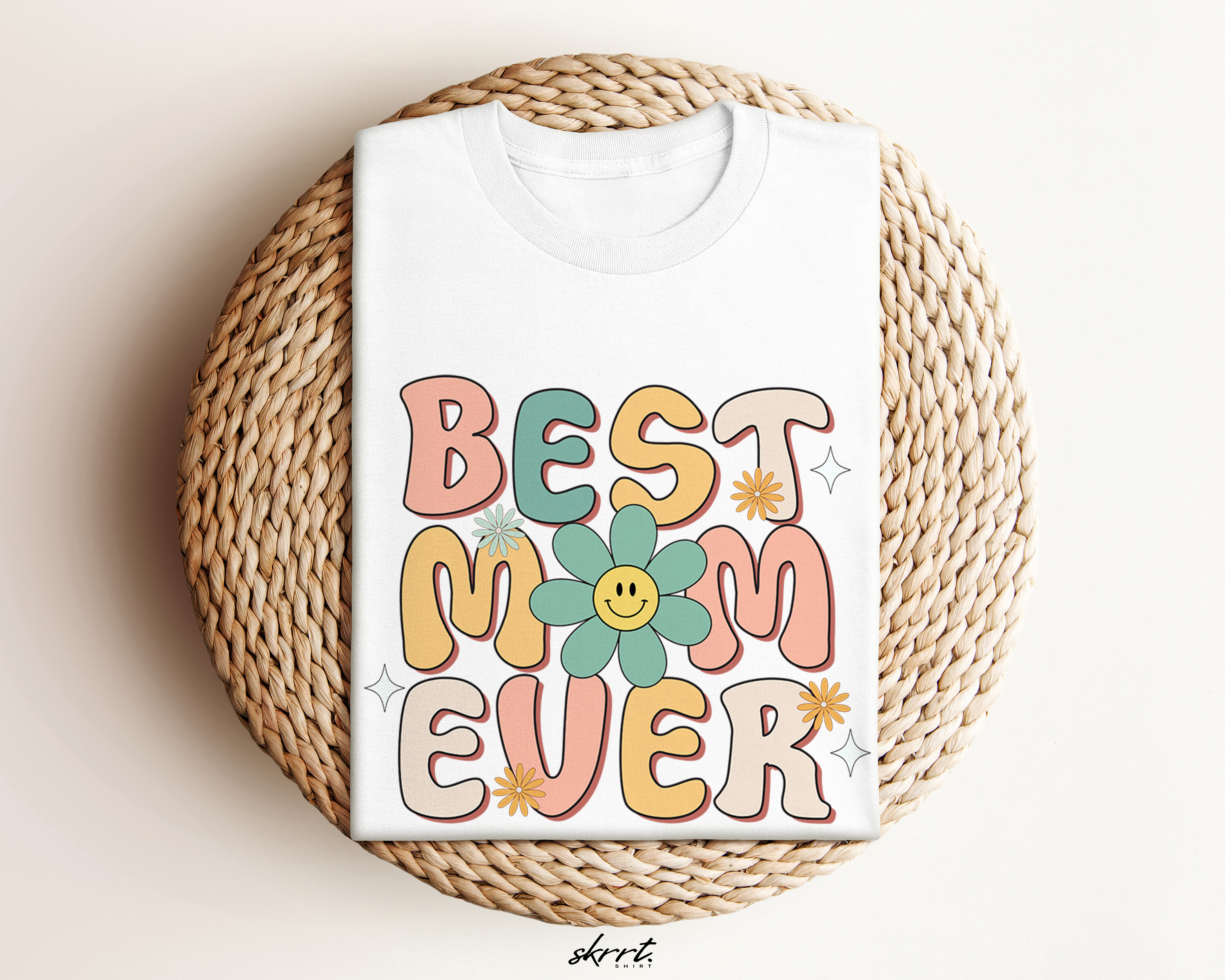 Moederdag Mama Cadeau - T-shirt - Best Mom Ever - Oversized - #57