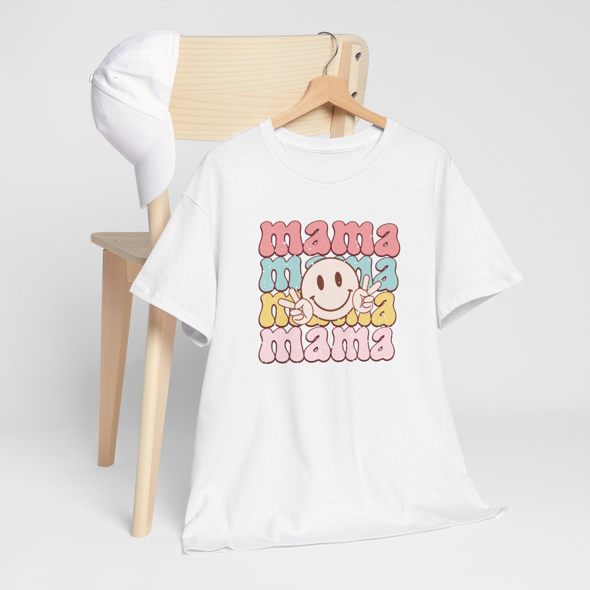 Moederdag Mama Cadeau - T-shirt - Happy Mama - Oversized - #53