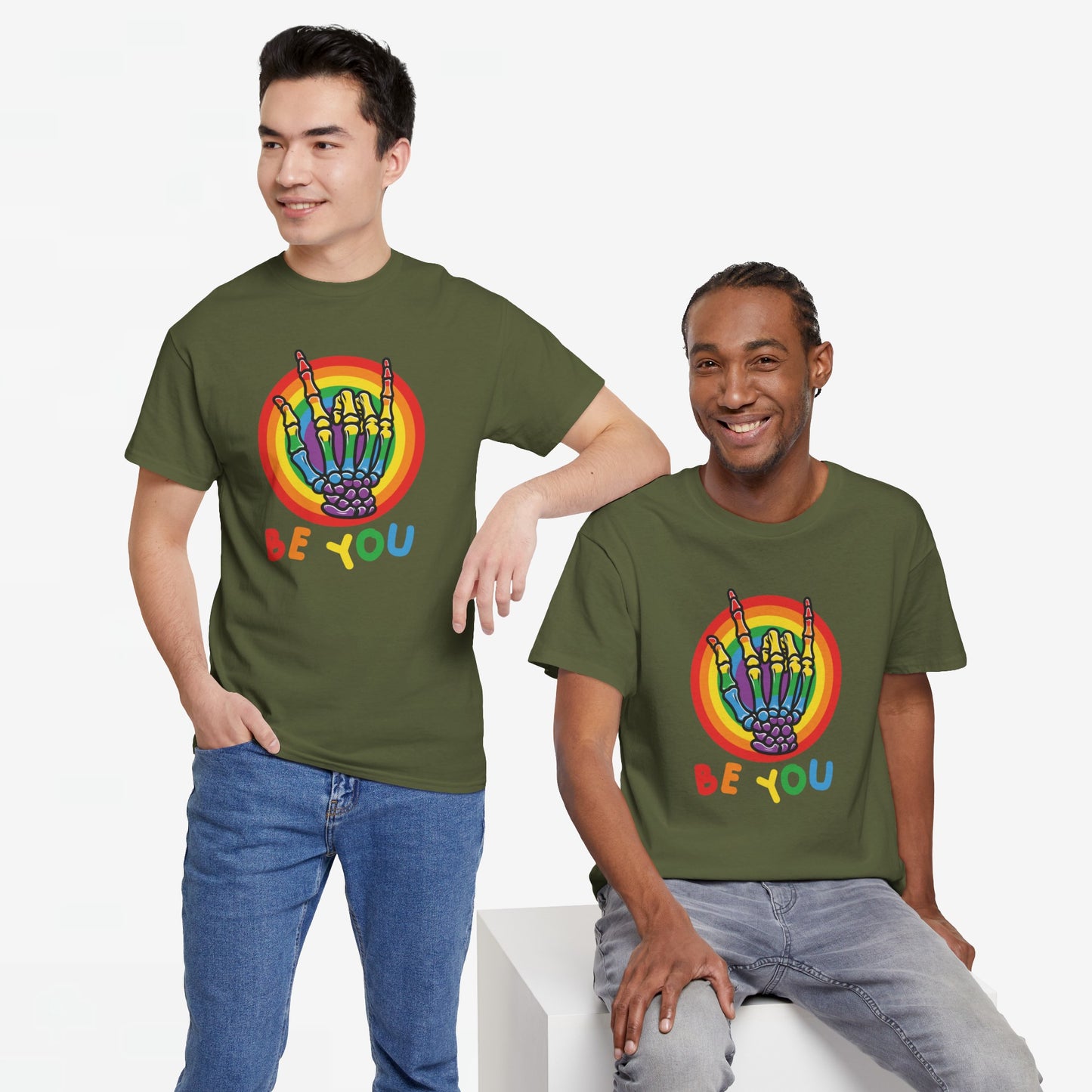 Gay Pride T-shirt - Be You - Oversized #75