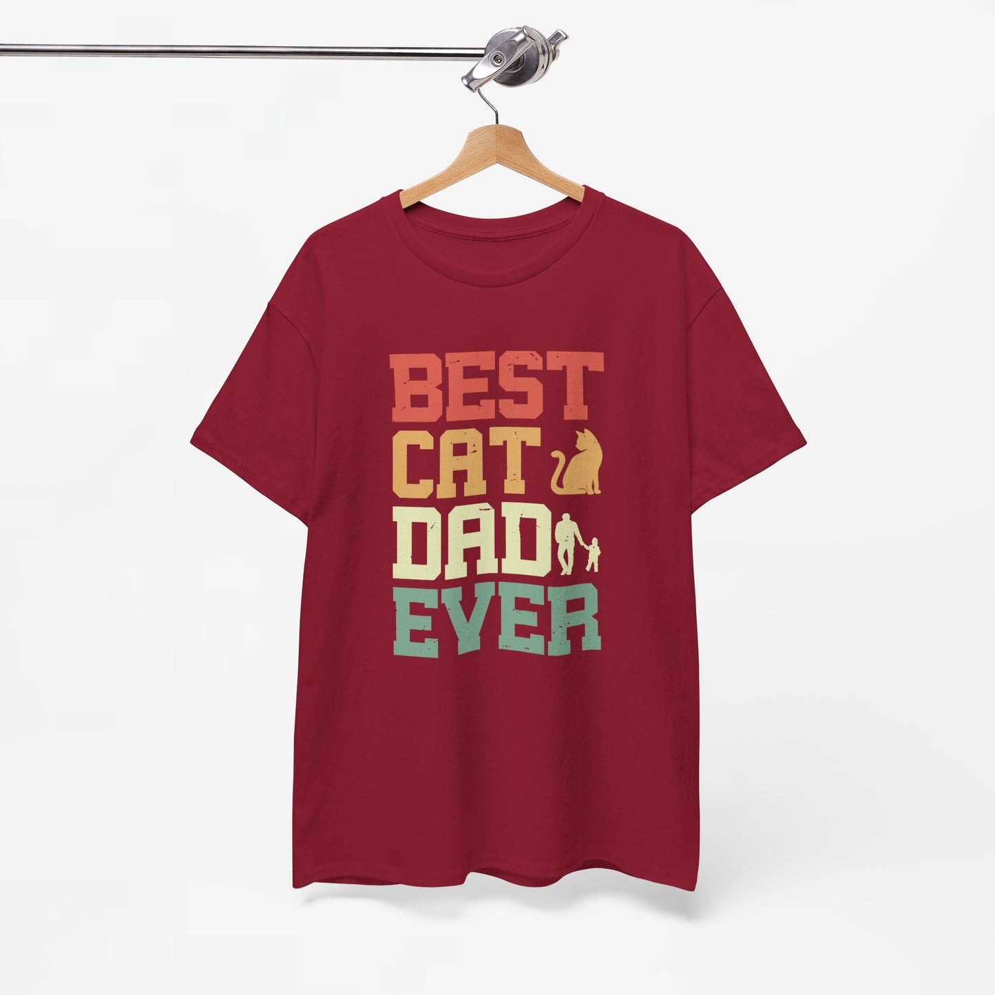 Vaderdag Papa Cadeau - T-shirt - Best Cat Dad Ever - Oversized #33