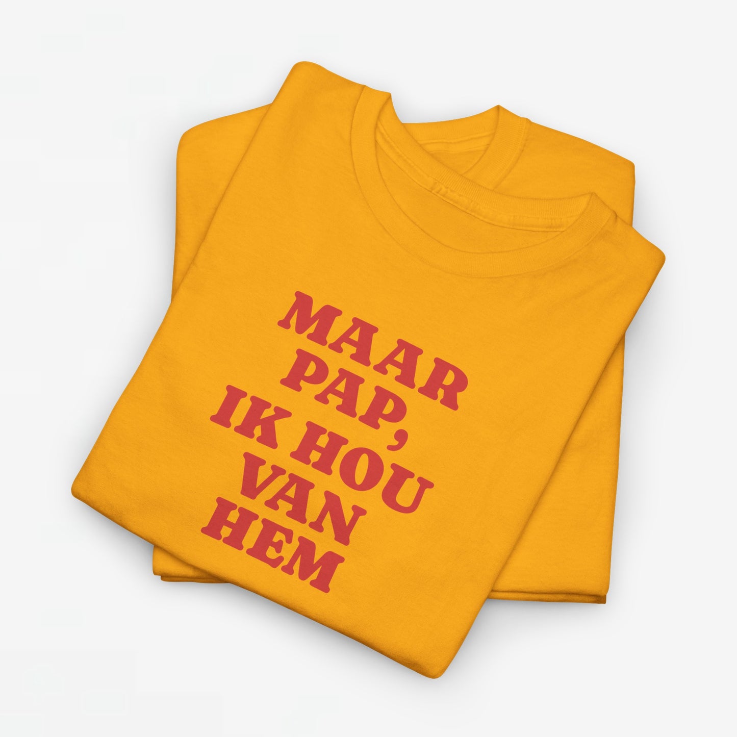 Gay Pride T-shirt -  Maar Pap, Ik Hou Van Hem - Oversized Tee