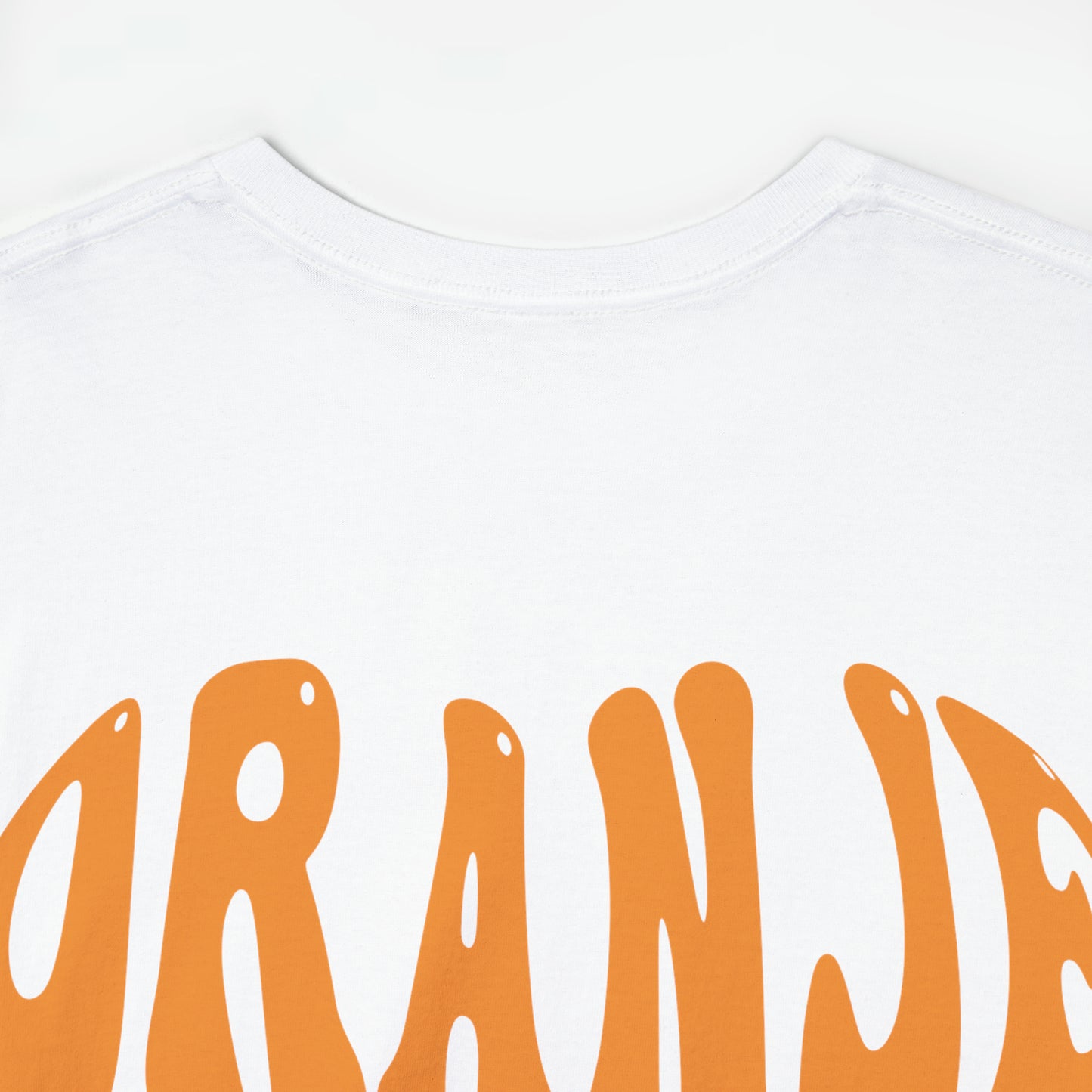 Oranje Hart | Back Print | Koningsdag T-shirt | Oversized | Dames