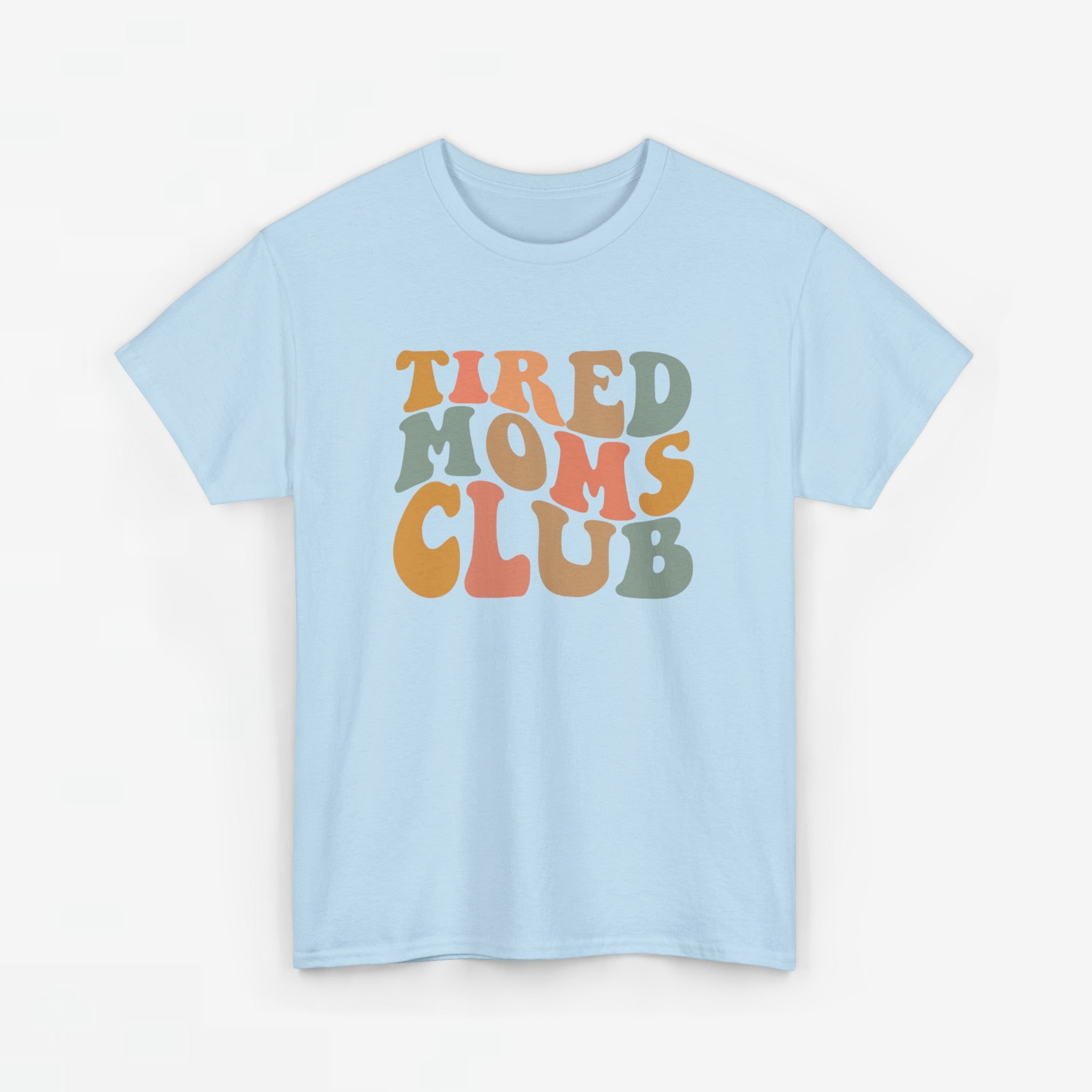 Moederdag Mama Cadeau - T-shirt - Tired Moms Club - Oversized - #67