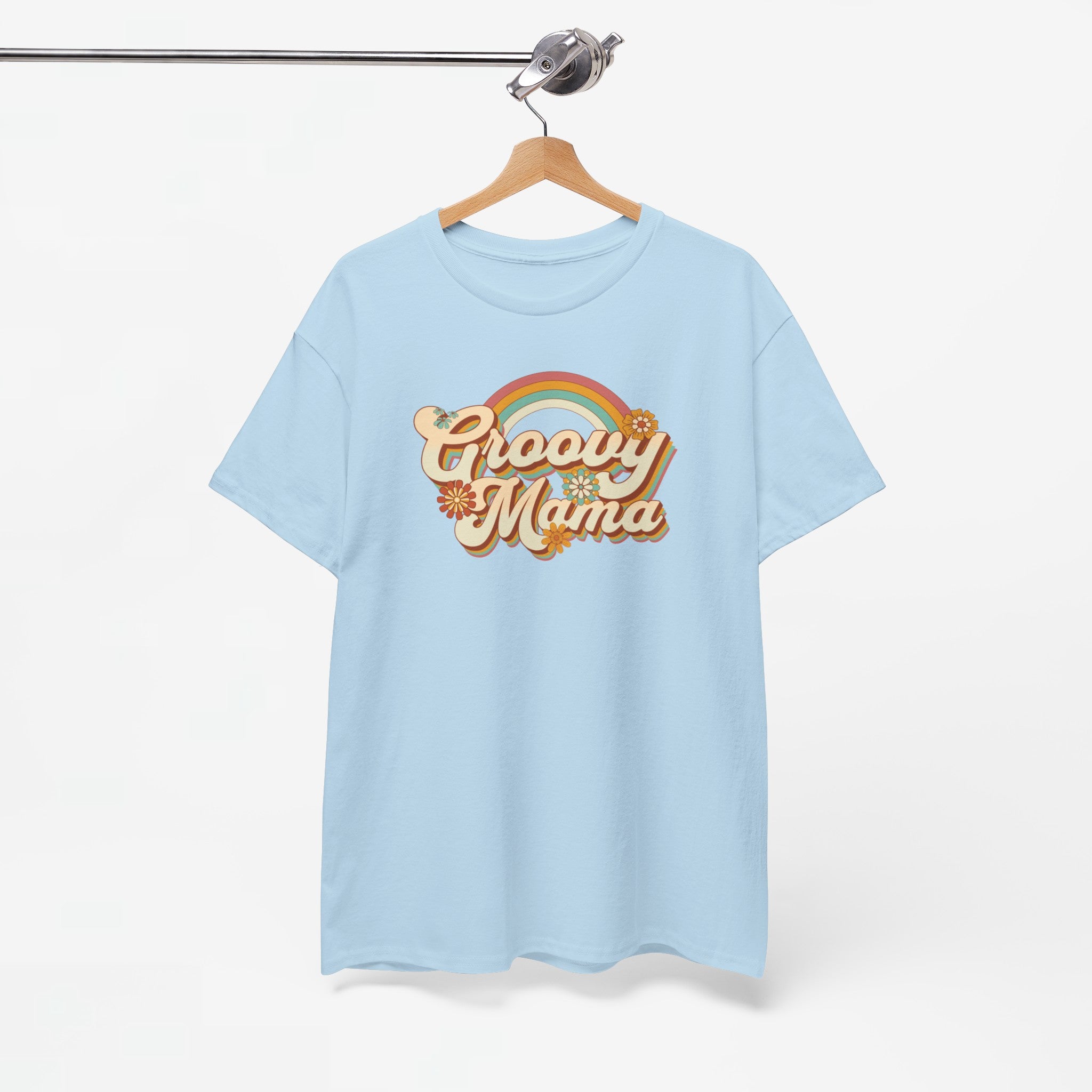 Moederdag Mama Cadeau - T-shirt - Groovy Mama - Oversized - #76