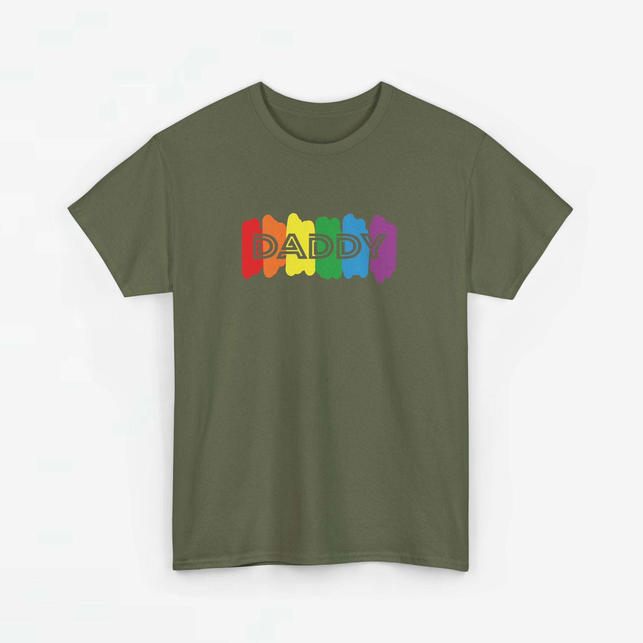 Gay Pride T-shirt - Regenboog Daddy - Oversized #64